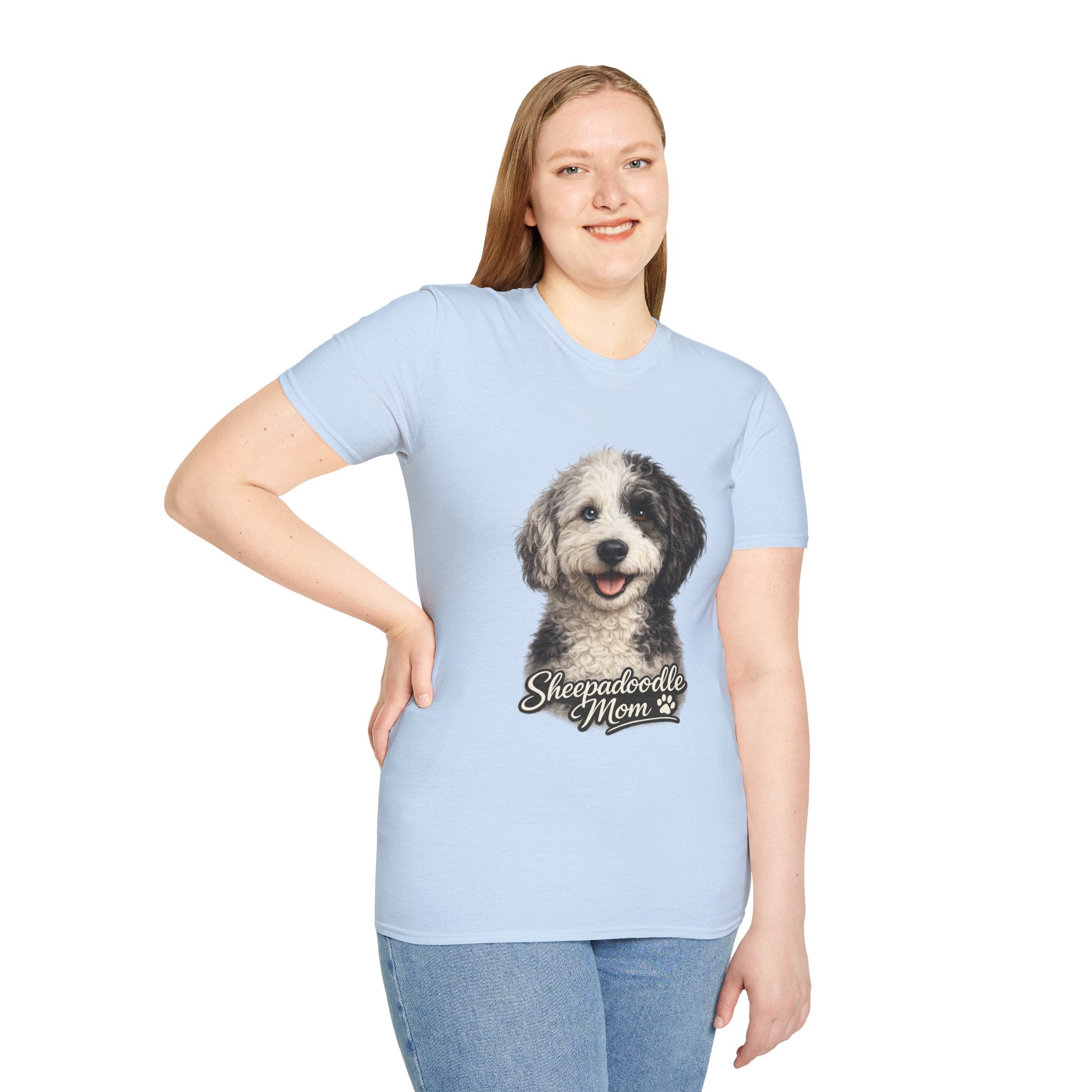 Sheepadoodle Mom Shirt – Cute Sheepadoodle T-Shirt for Dog Lovers, Doodle Mom Tee, Funny Dog Mom Gift, Pet Lover Apparel