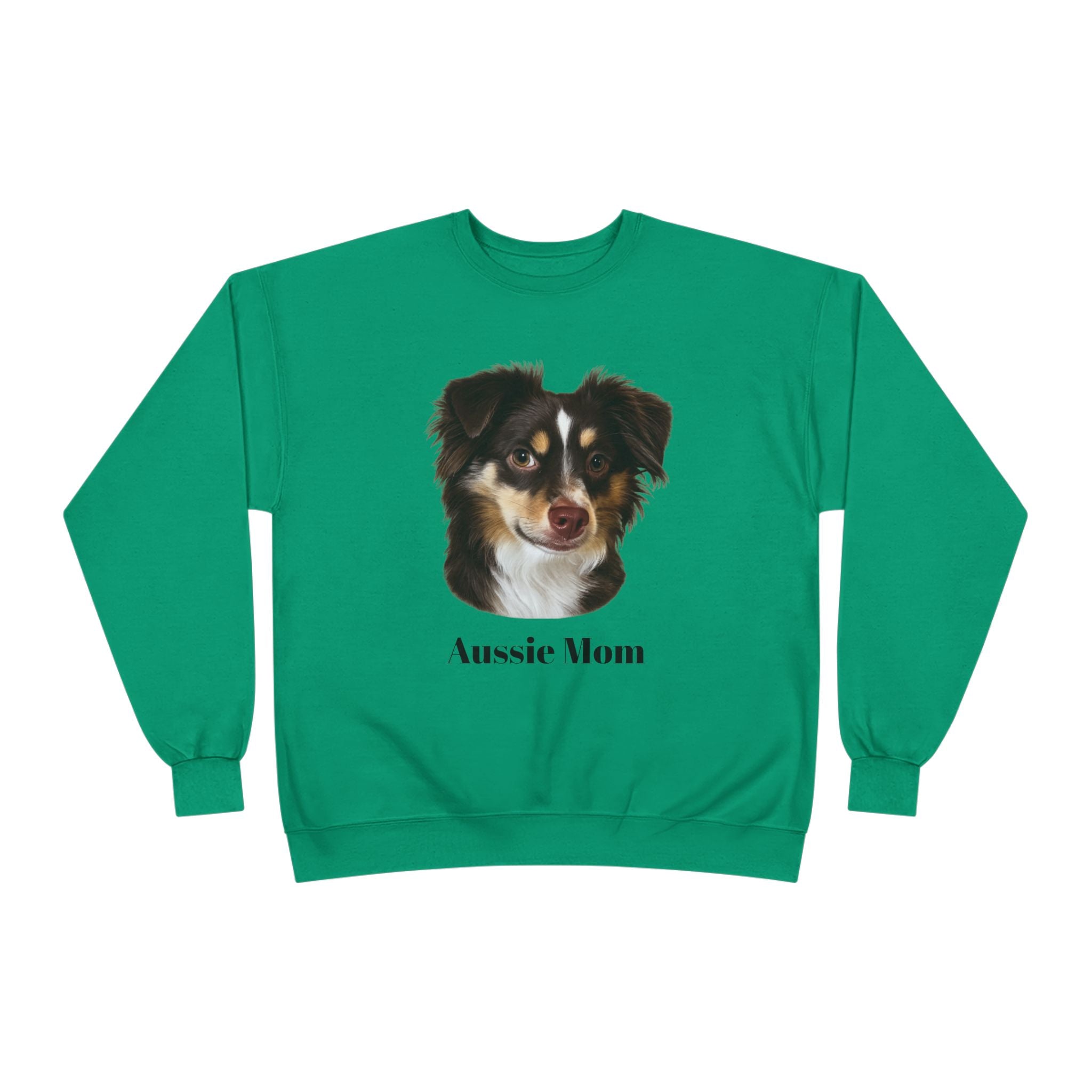 Aussie Mom Sweatshirt – Australian Shepherd Dog Lover Crewneck, Cute Dog Mom Gift, Cozy Aussie Owner Pullover