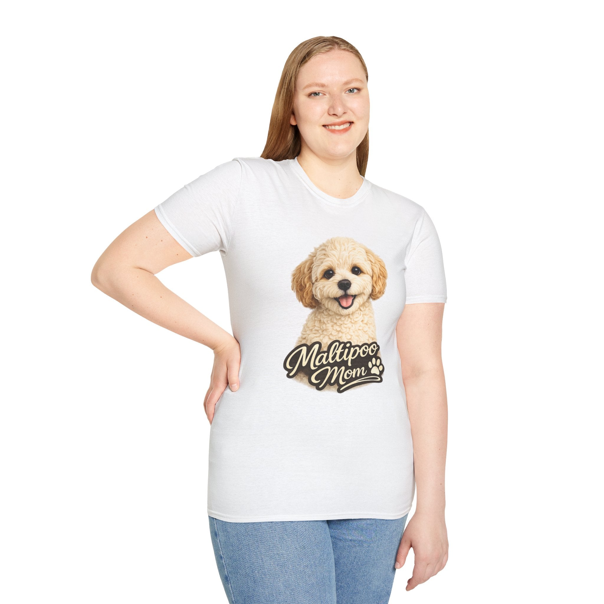 Maltipoo Mom Shirt – Cute Maltipoo T-Shirt for Dog Lovers, Small Dog Mom Tee, Maltese Poodle Mix Gift for