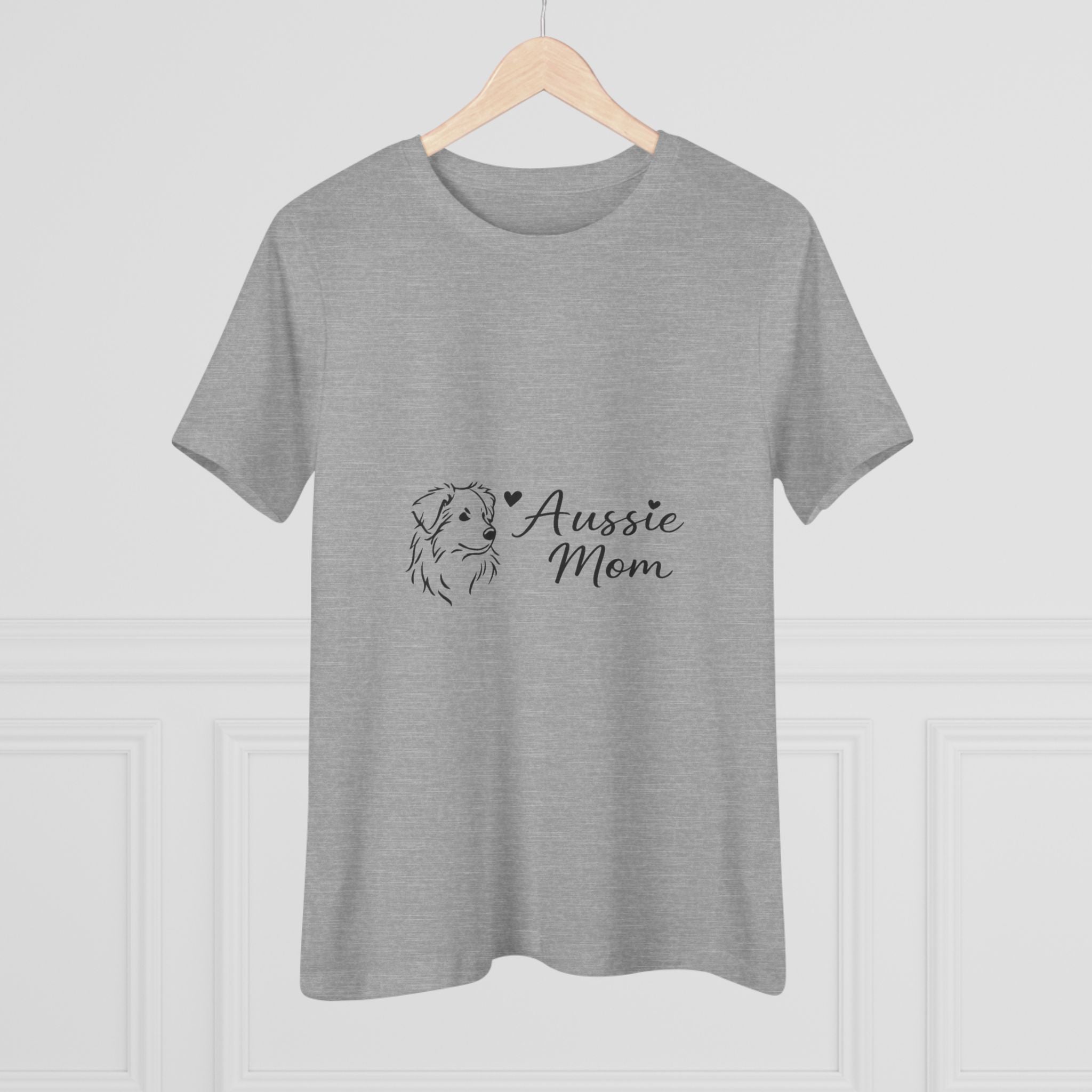 Aussie Mom T-Shirt — Women's Australian Shepherd Mum Tee