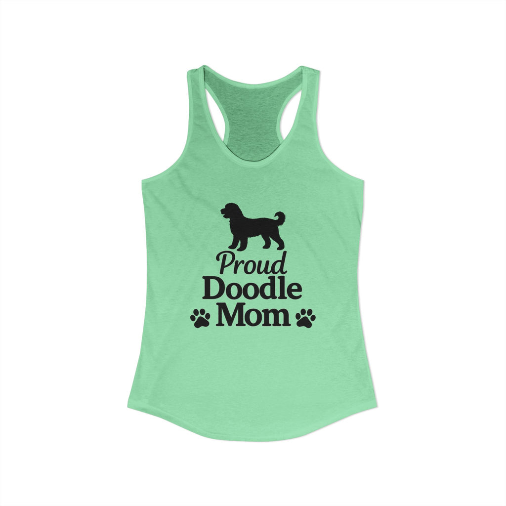 Proud Doodle Mom Racerback Tank