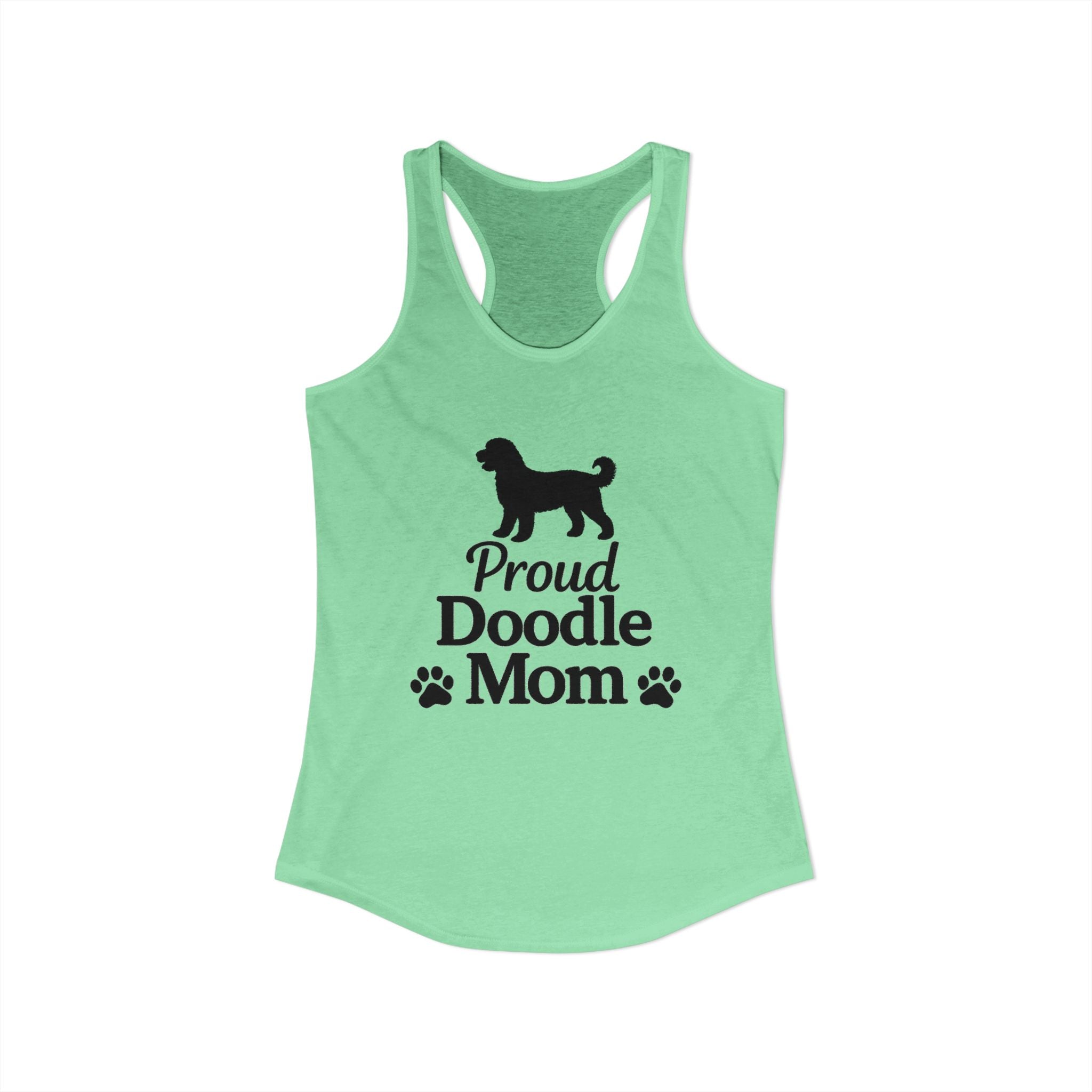 Proud Doodle Mom Racerback Tank