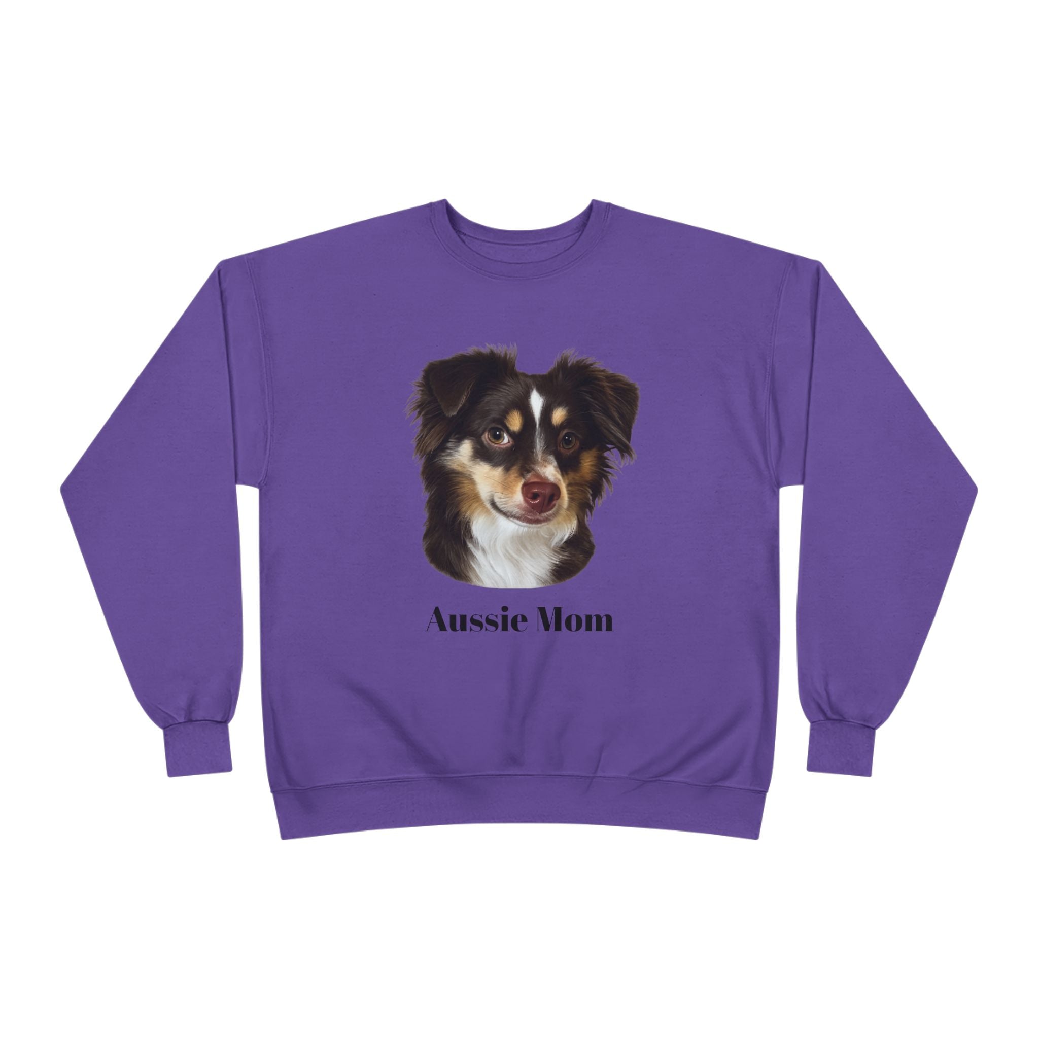 Aussie Mom Sweatshirt – Australian Shepherd Dog Lover Crewneck, Cute Dog Mom Gift, Cozy Aussie Owner Pullover