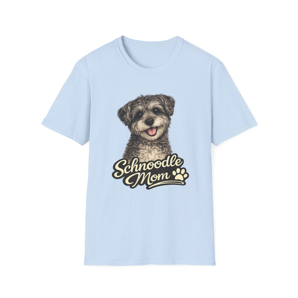 Schnoodle Mom Shirt – Cute Schnoodle T-Shirt for Dog Lovers, Schnauzer Poodle Mix Tee, Dog Mom Gift
