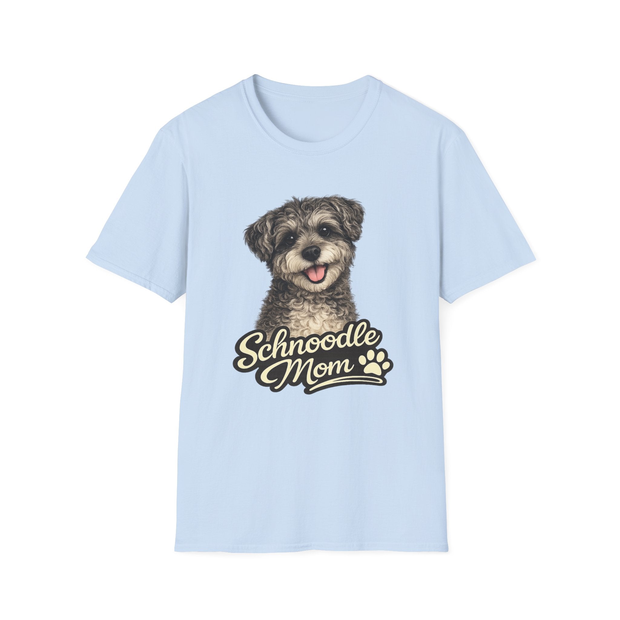 Schnoodle Mom Shirt – Cute Schnoodle T-Shirt for Dog Lovers, Schnauzer Poodle Mix Tee, Dog Mom Gift