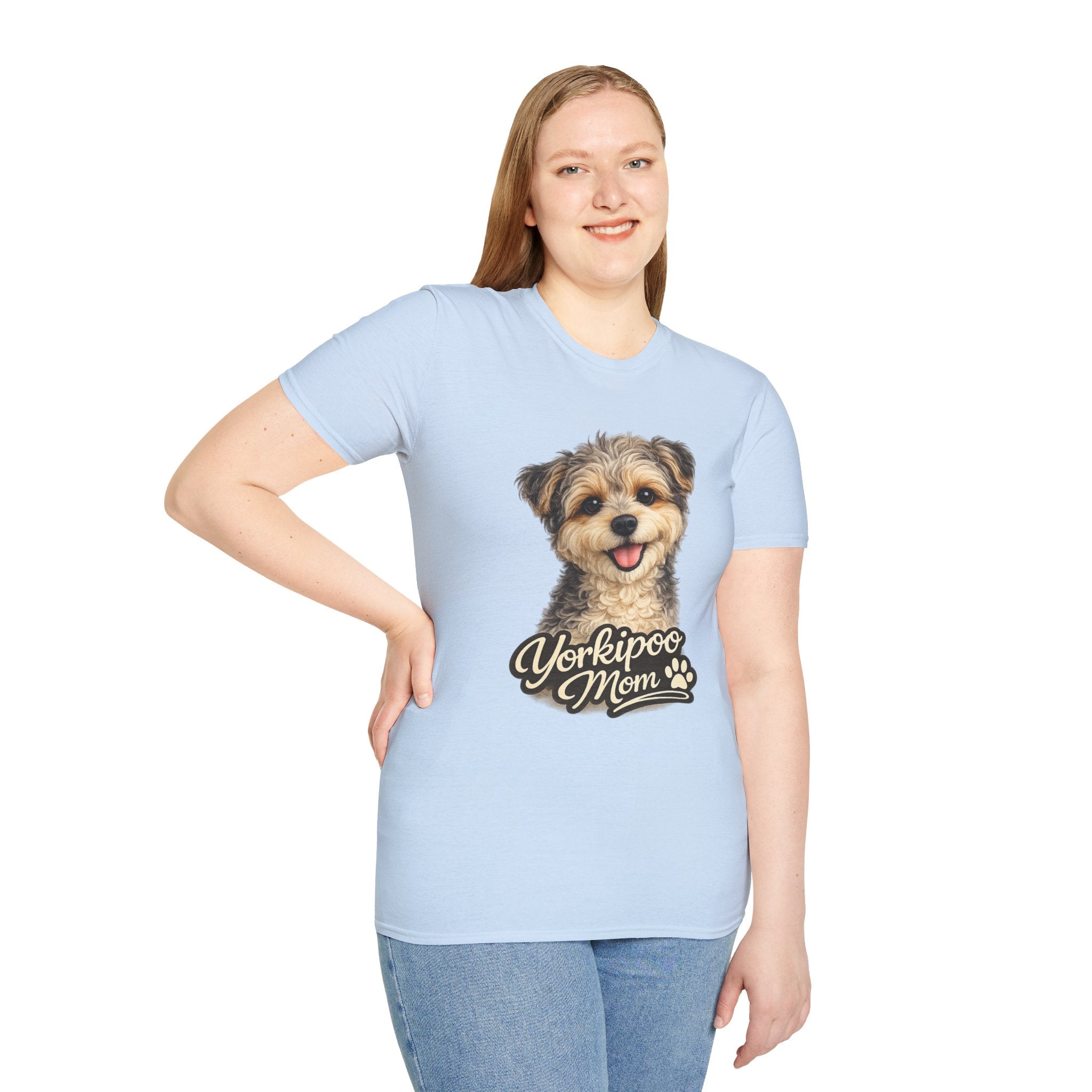 Yorkipoo Mom Shirt – Cute Yorkipoo T-Shirt for Dog Lovers, Small Dog Mom Tee, Yorkshire Terrier Poodle Mix Gift
