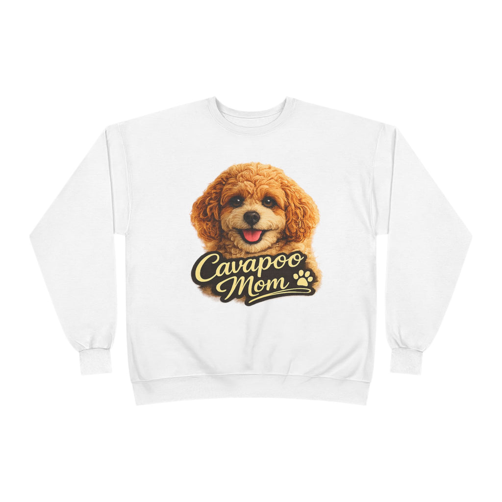 Cavapoo Mom Sweatshirt – Cozy Doodle Mom Crewneck, Cute Cavapoo Gift, Dog Mom Pullover, Soft Neutral Sweatshirt