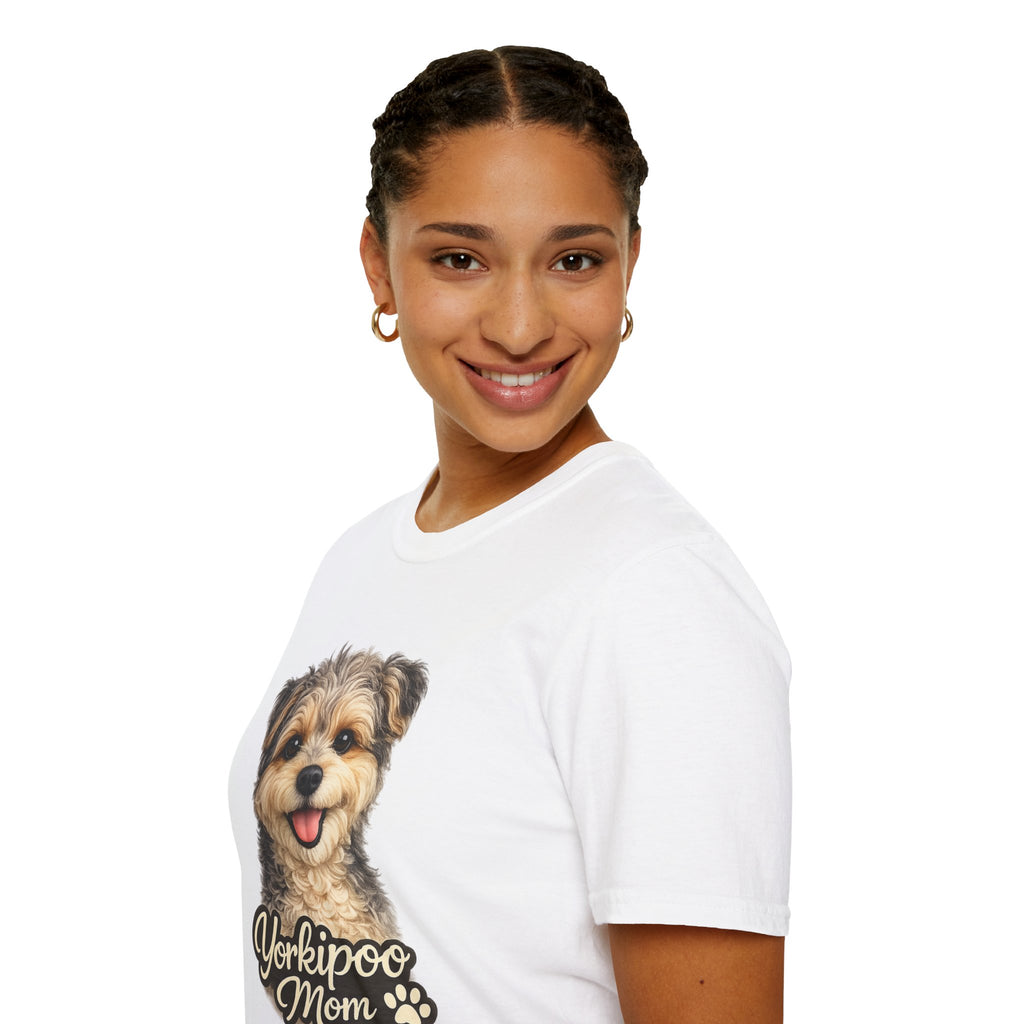 Yorkipoo Mom Shirt – Cute Yorkipoo T-Shirt for Dog Lovers, Small Dog Mom Tee, Yorkshire Terrier Poodle Mix Gift