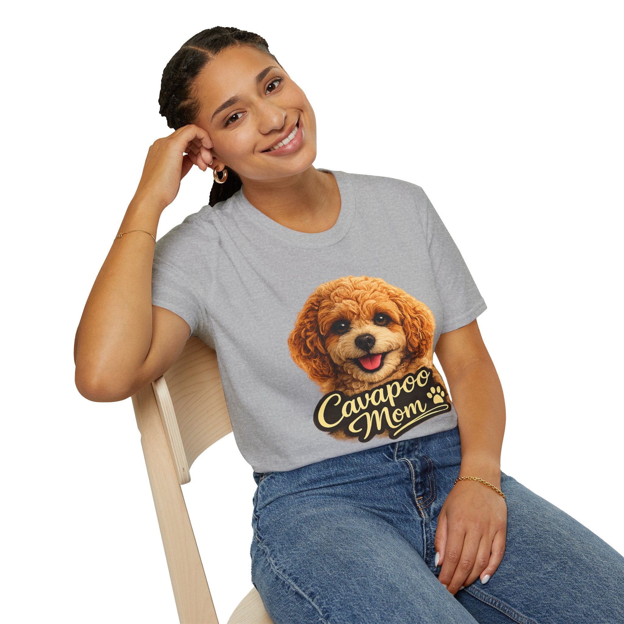 Cavapoo Mom Shirt – Cute Cavapoo T-Shirt for Dog Lovers, Doodle Mom Tee, Cavalier Poodle Mix Gift for Women