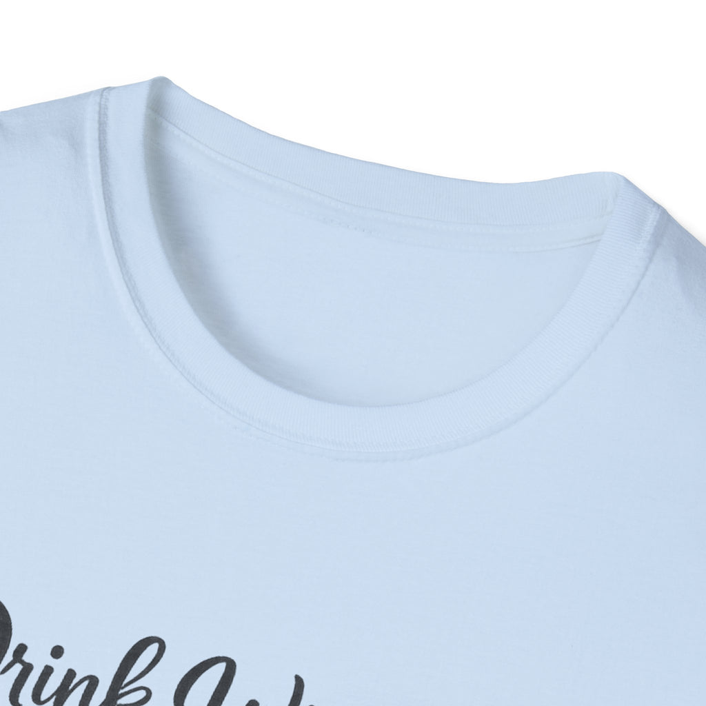 Drink Wine Pet My Aussie Repeat T-Shirt – Funny Australian Shepherd Dog Mom Tee, Aussie Lover Gift, Wine Lover Dog Owner Shirt