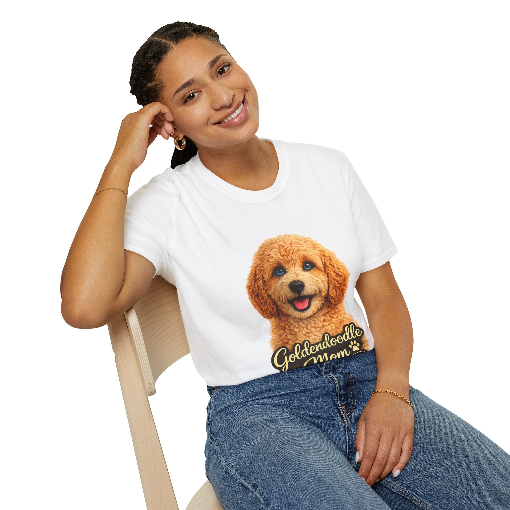 Goldendoodle Mom Shirt – Cute Goldendoodle T-Shirt for Dog Lovers, Doodle Mom Tee, Golden Doodle Gift for Women