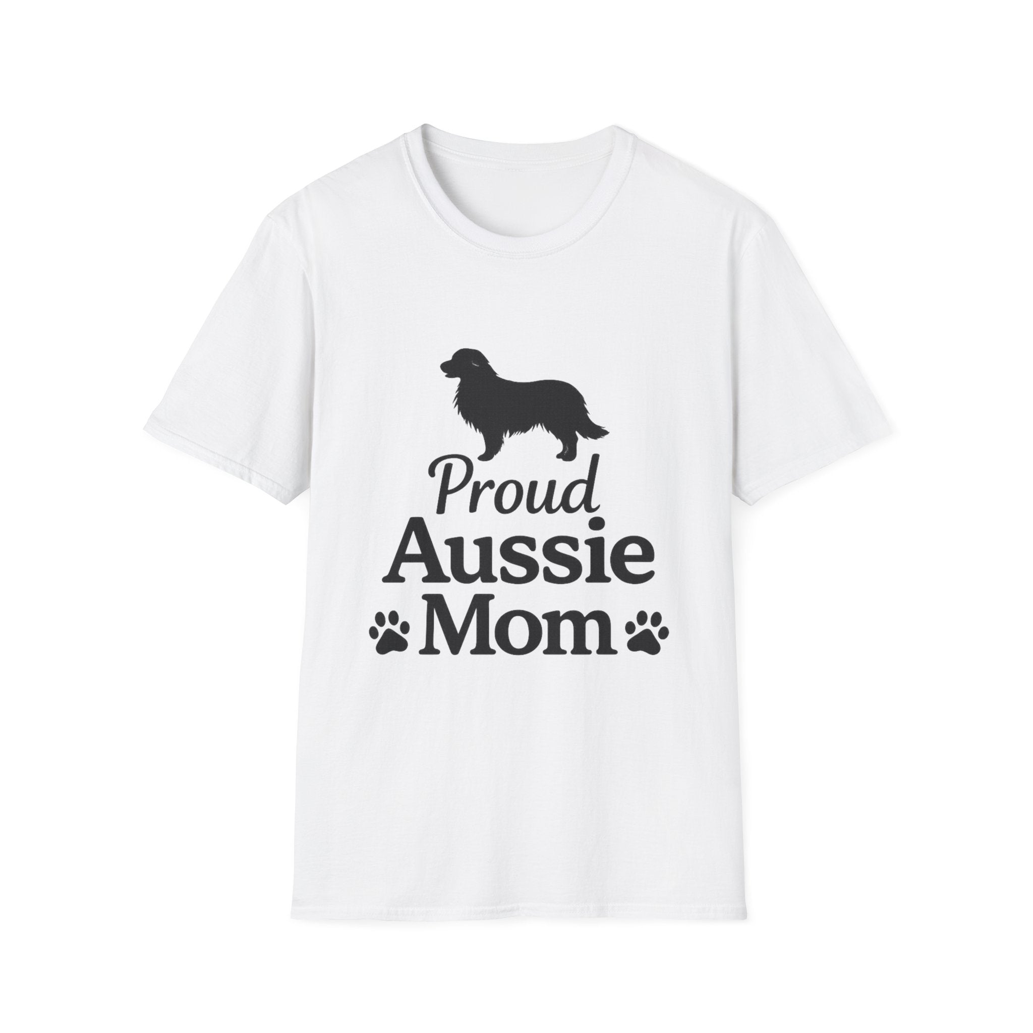 Proud Aussie Mom T-Shirt — Australian Shepherd Dog Mom Tee