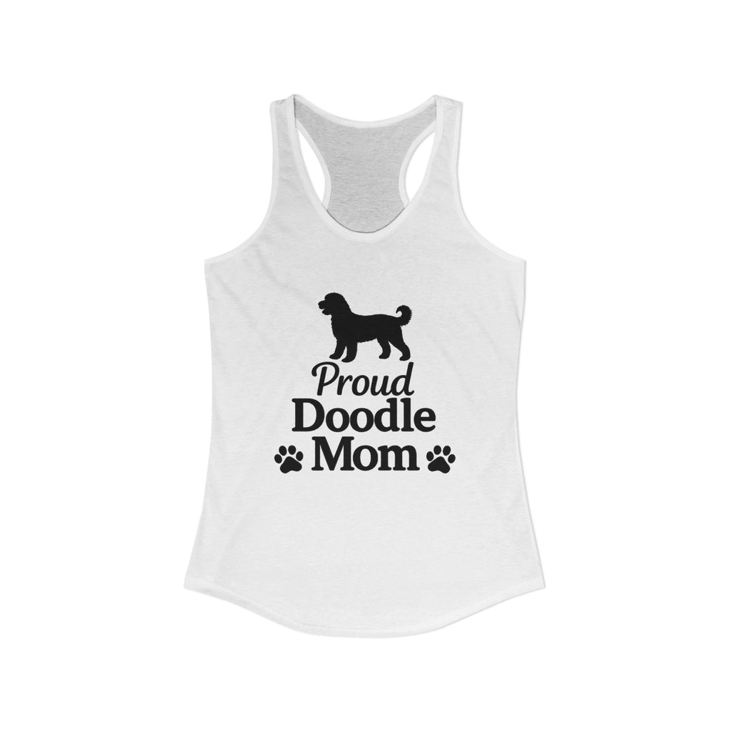 Proud Doodle Mom Racerback Tank
