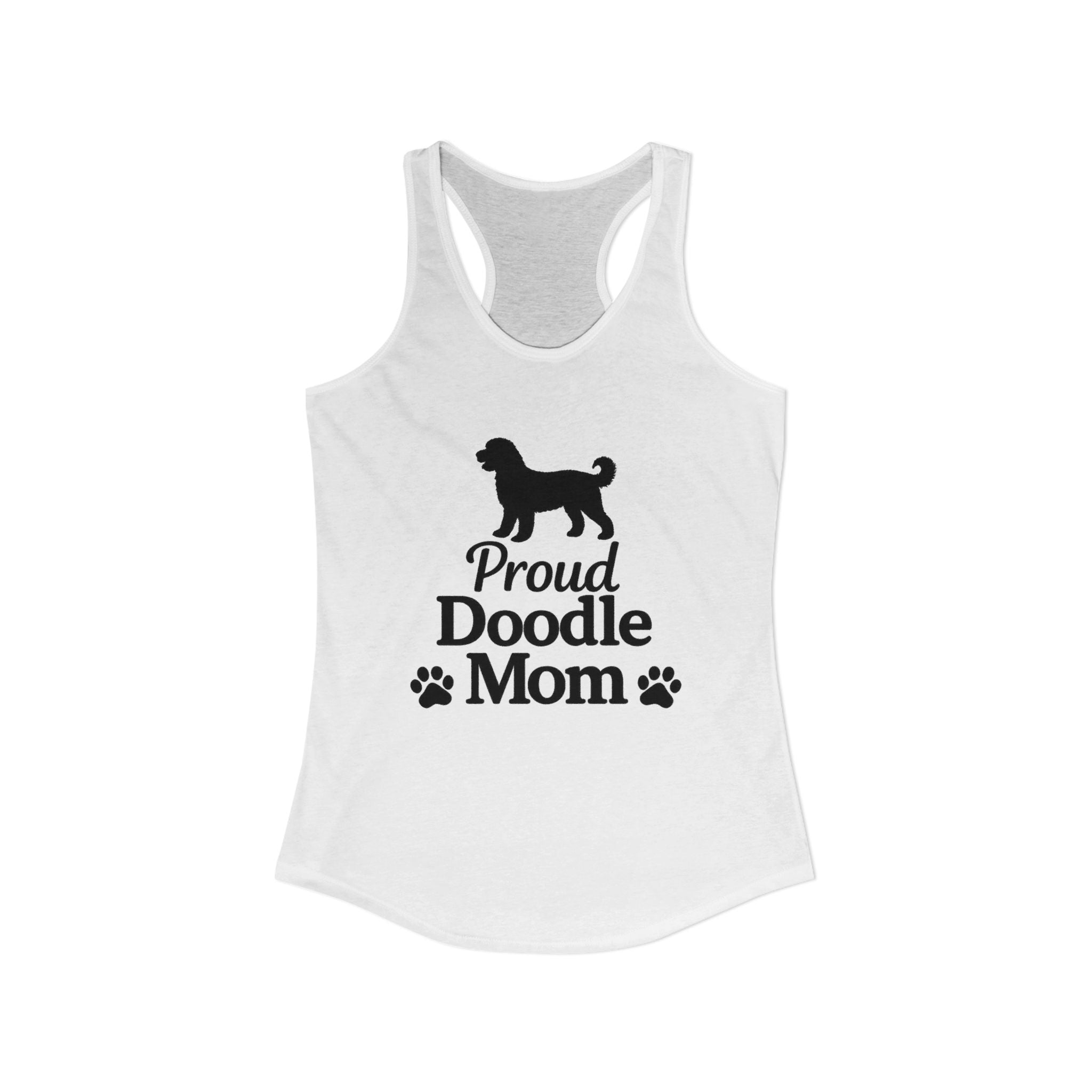 Proud Doodle Mom Racerback Tank