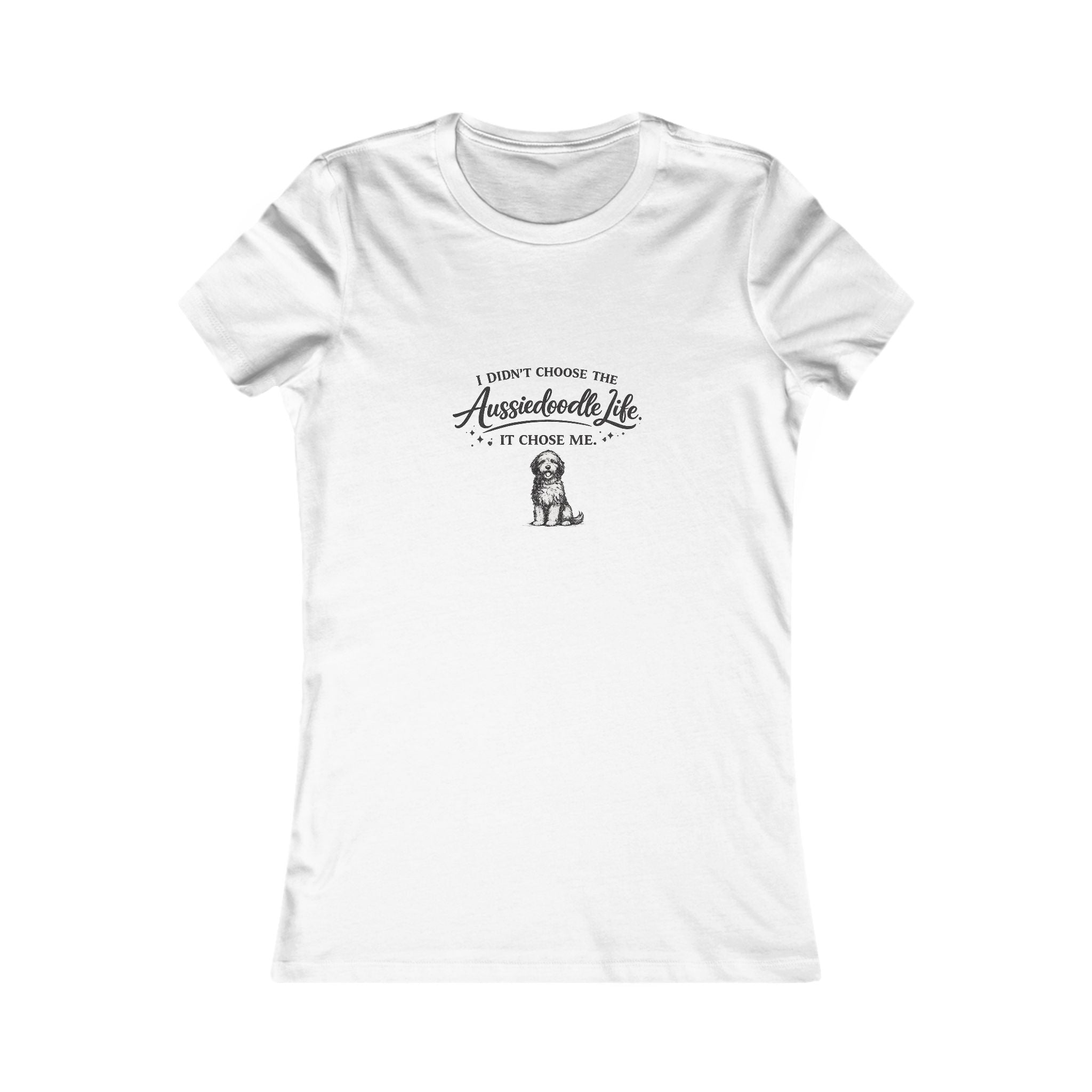 Women's Tee — "I Didn't Choose the Airedoodle Life, It Chose Me" Dog Lover T‑Shirt