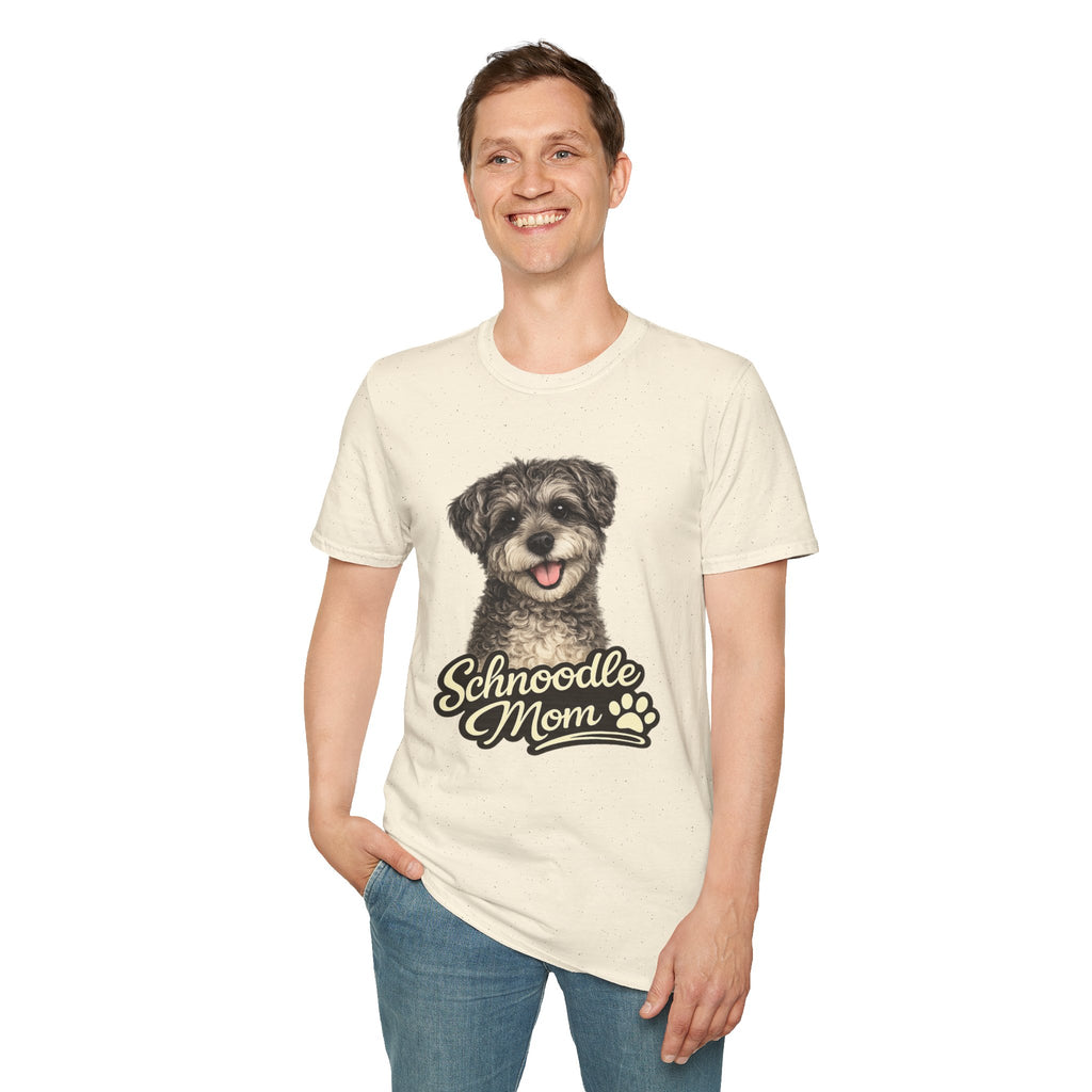 Schnoodle Mom Shirt – Cute Schnoodle T-Shirt for Dog Lovers, Schnauzer Poodle Mix Tee, Dog Mom Gift
