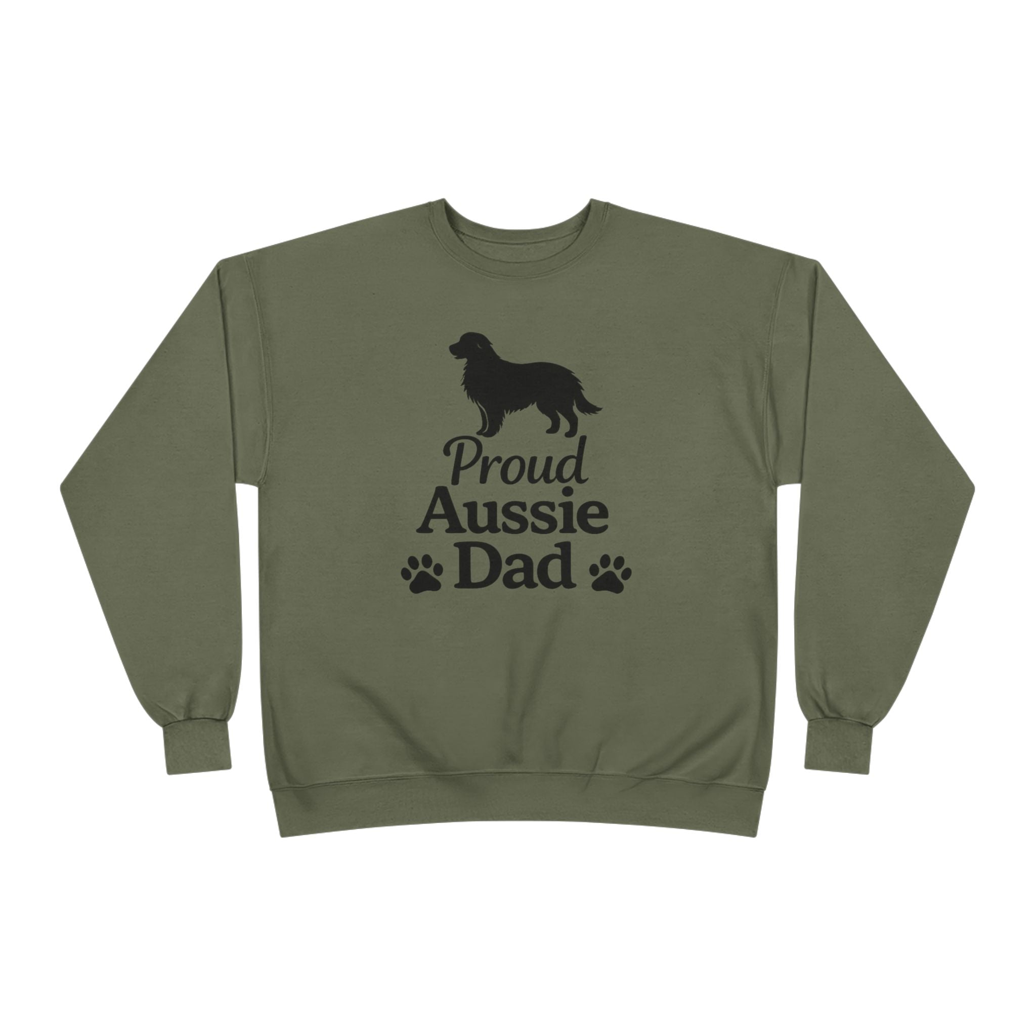 Proud Aussie Dad Sweatshirt – Australian Shepherd Dog Dad Gift, Aussie Owner Crewneck, Dog Lover Pullover