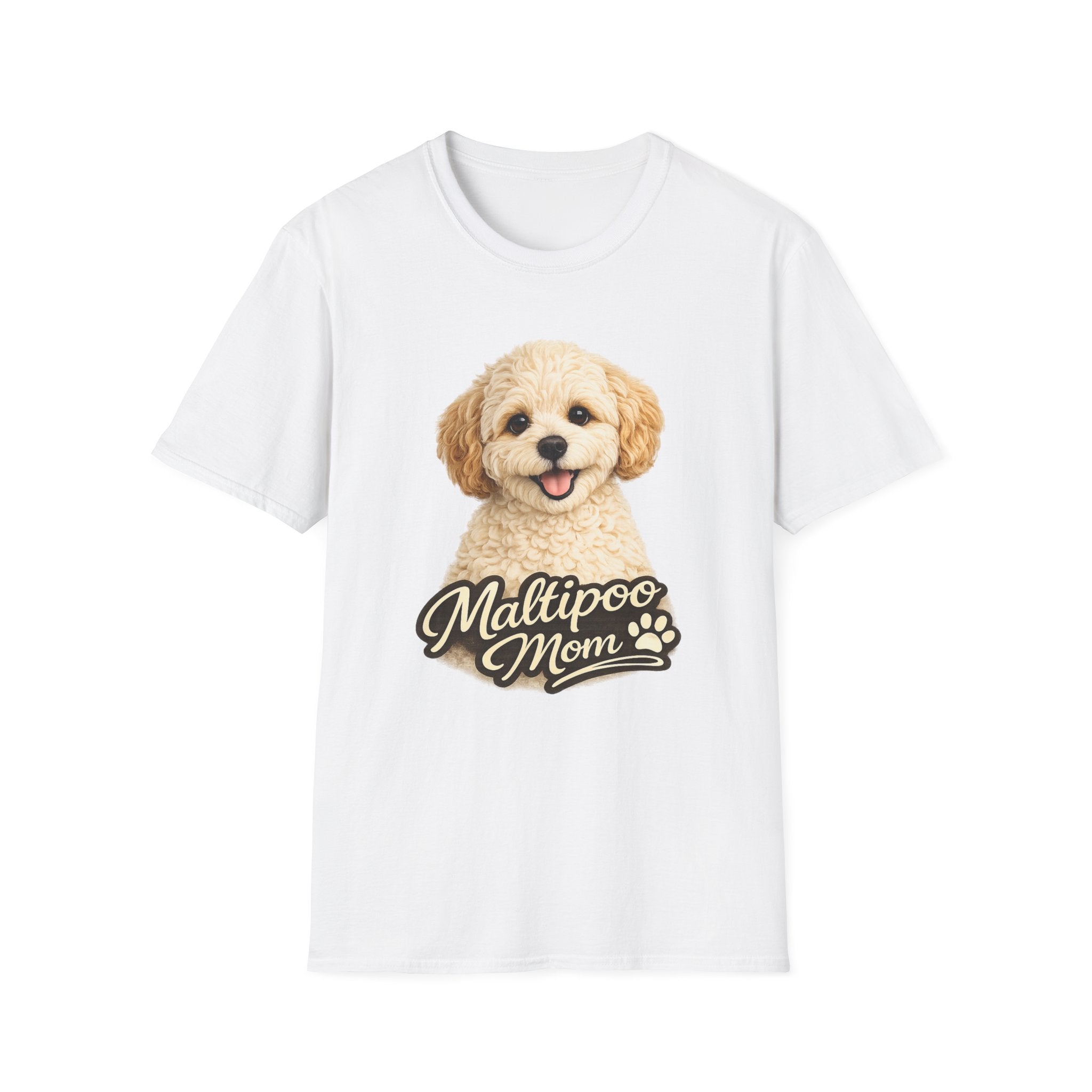 Maltipoo Mom Shirt – Cute Maltipoo T-Shirt for Dog Lovers, Small Dog Mom Tee, Maltese Poodle Mix Gift for