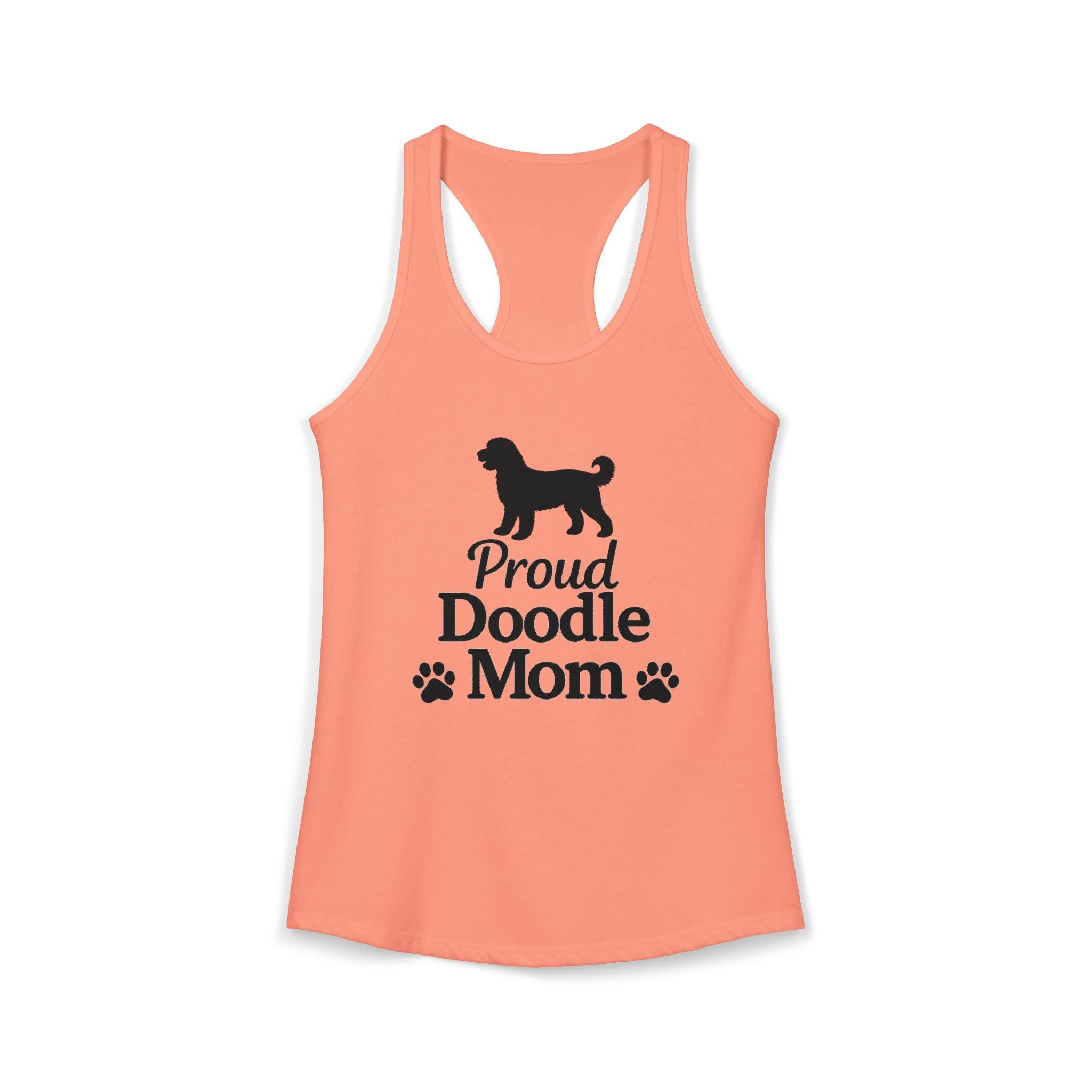 Proud Doodle Mom Racerback Tank