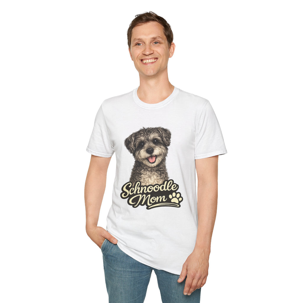 Schnoodle Mom Shirt – Cute Schnoodle T-Shirt for Dog Lovers, Schnauzer Poodle Mix Tee, Dog Mom Gift