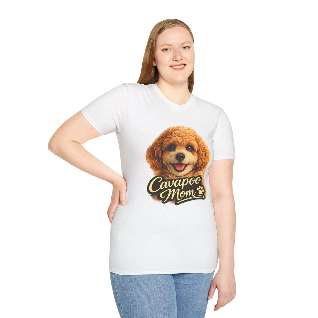 Cavapoo Mom Shirt – Cute Cavapoo T-Shirt for Dog Lovers, Doodle Mom Tee, Cavalier Poodle Mix Gift for Women