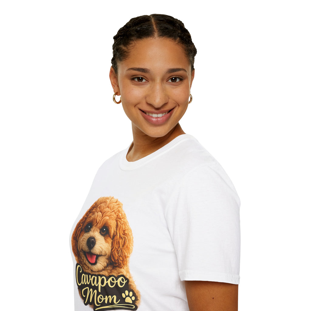 Cavapoo Mom Shirt – Cute Cavapoo T-Shirt for Dog Lovers, Doodle Mom Tee, Cavalier Poodle Mix Gift for Women