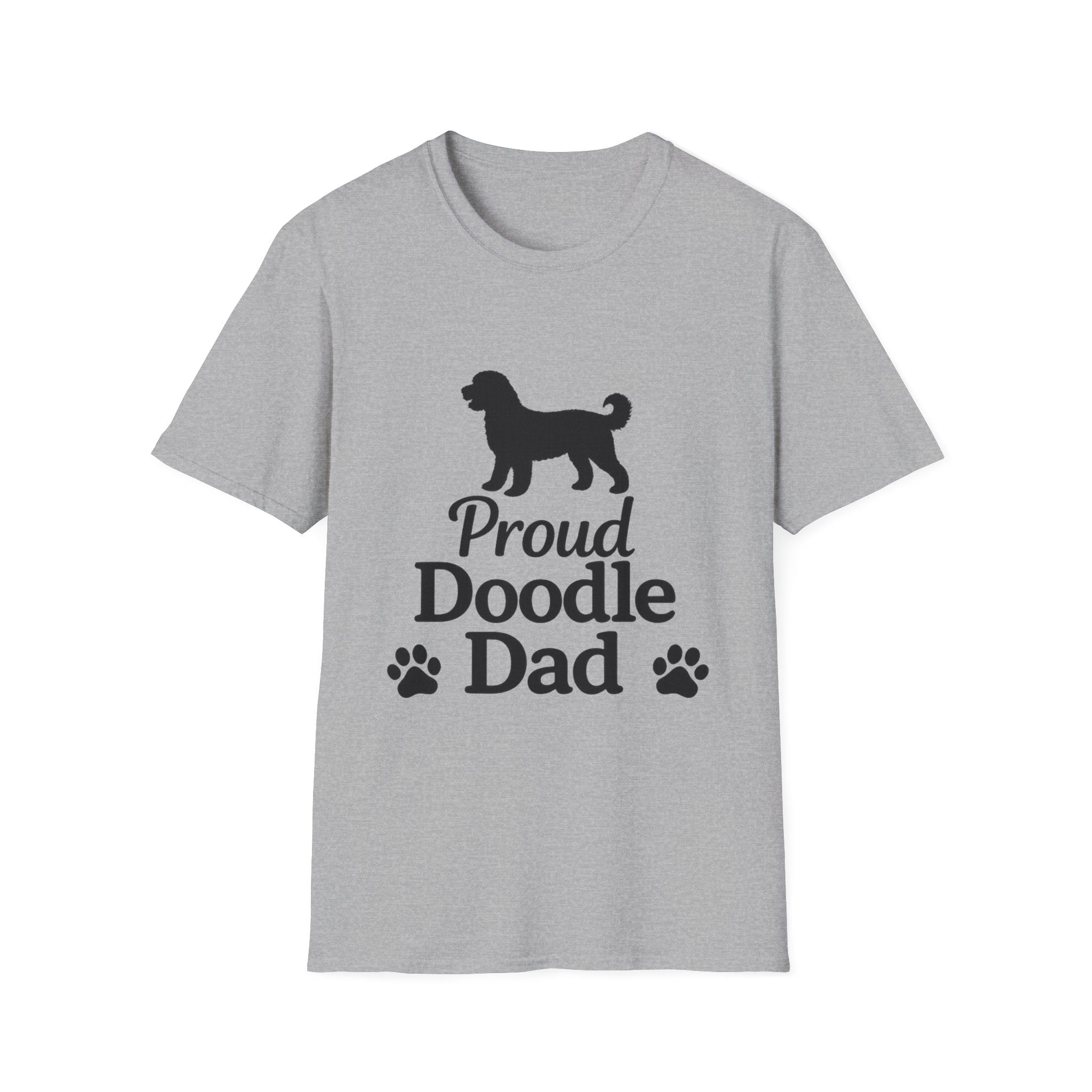 Proud Doodle Dad T-Shirt — Dog Dad Tee for Goldendoodle & Labradoodle Owners