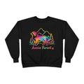 Aussie Parent Rainbow Sweatshirt – Australian Shepherd Dog Lover Crewneck, Aussie Mom Dad Gift, Colorful Dog Owner Pullover