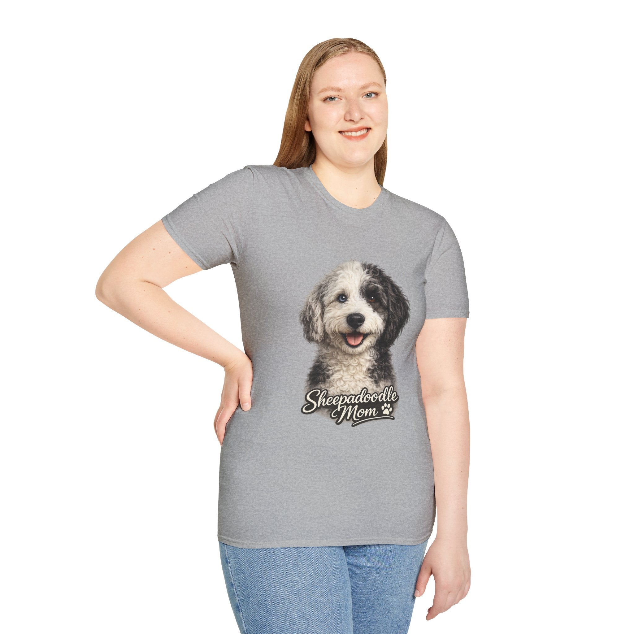 Sheepadoodle Mom Shirt – Cute Sheepadoodle T-Shirt for Dog Lovers, Doodle Mom Tee, Funny Dog Mom Gift, Pet Lover Apparel
