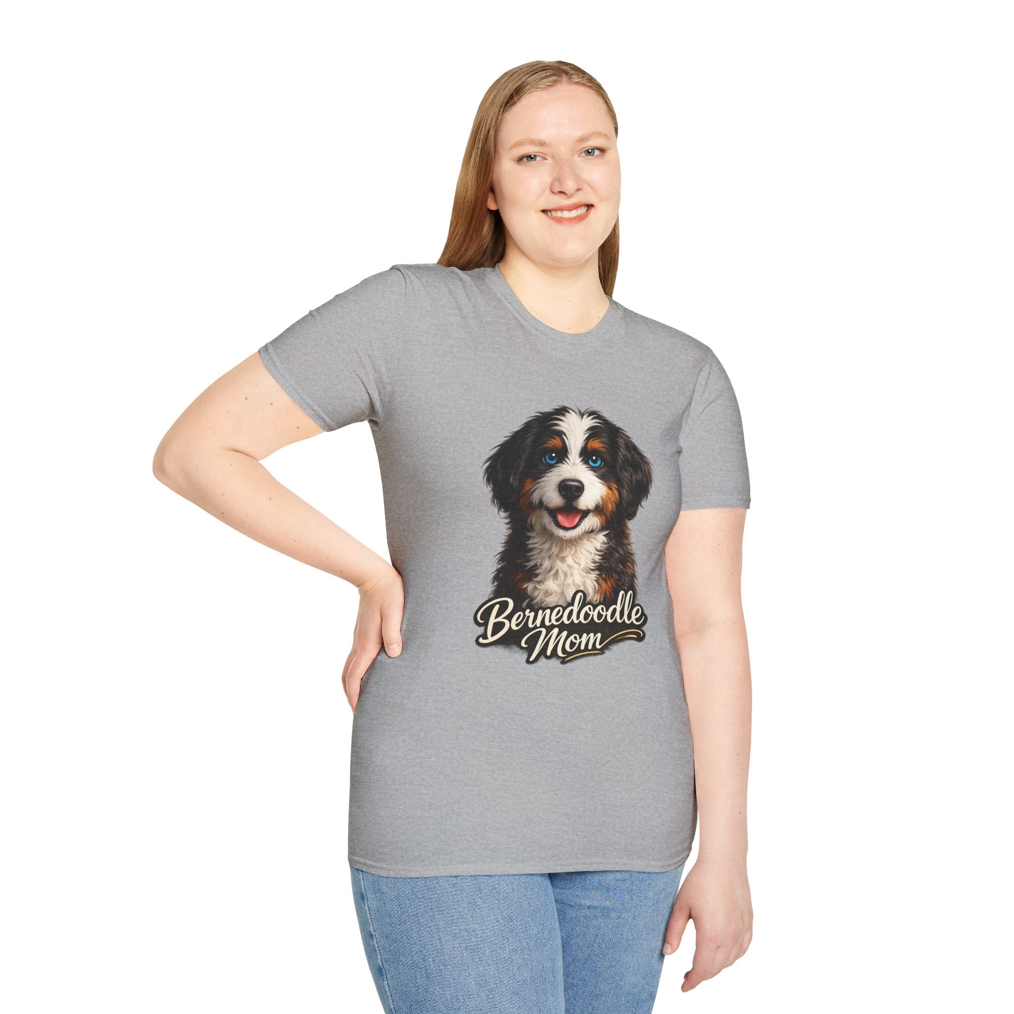 Bernedoodle Mom Shirt – Cute Bernedoodle T-Shirt for Dog Lovers, Doodle Mom Tee, Bernese Mountain Dog Poodle Mix Gift