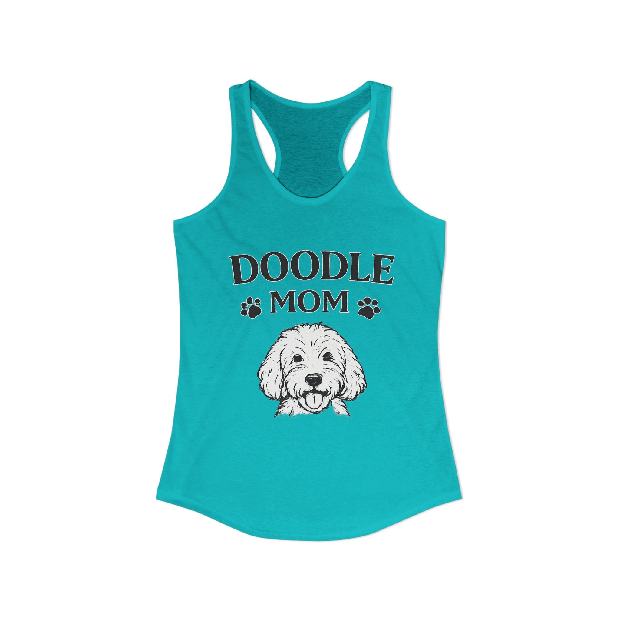 Goldendoodle Mom Racerback Tank — Doodle Dog Mom Tank Top for Women