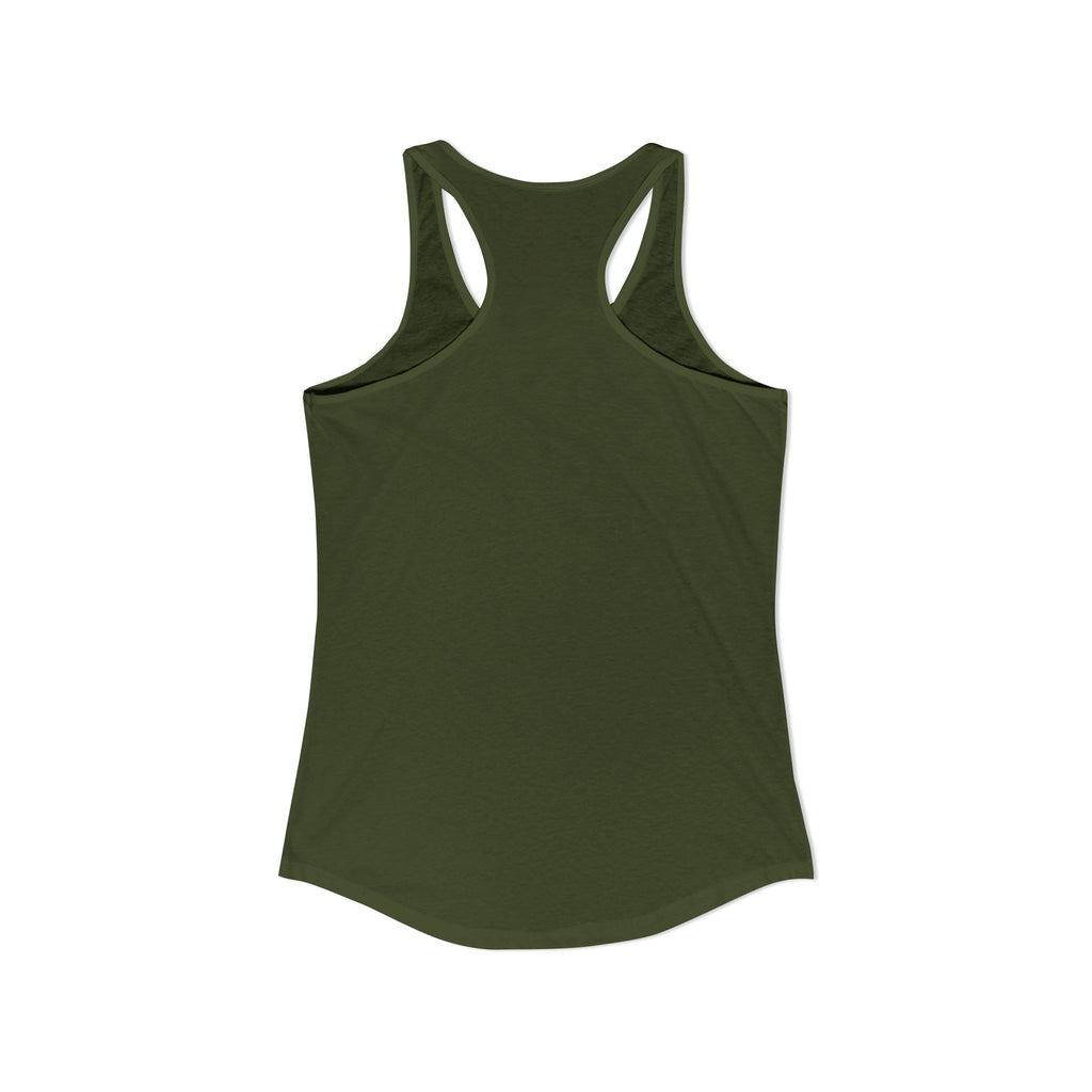 Cute Doodle Dog Mom Tank Top – Paw Print Heart Shirt, Goldendoodle Lover Gift, Racerback Tank
