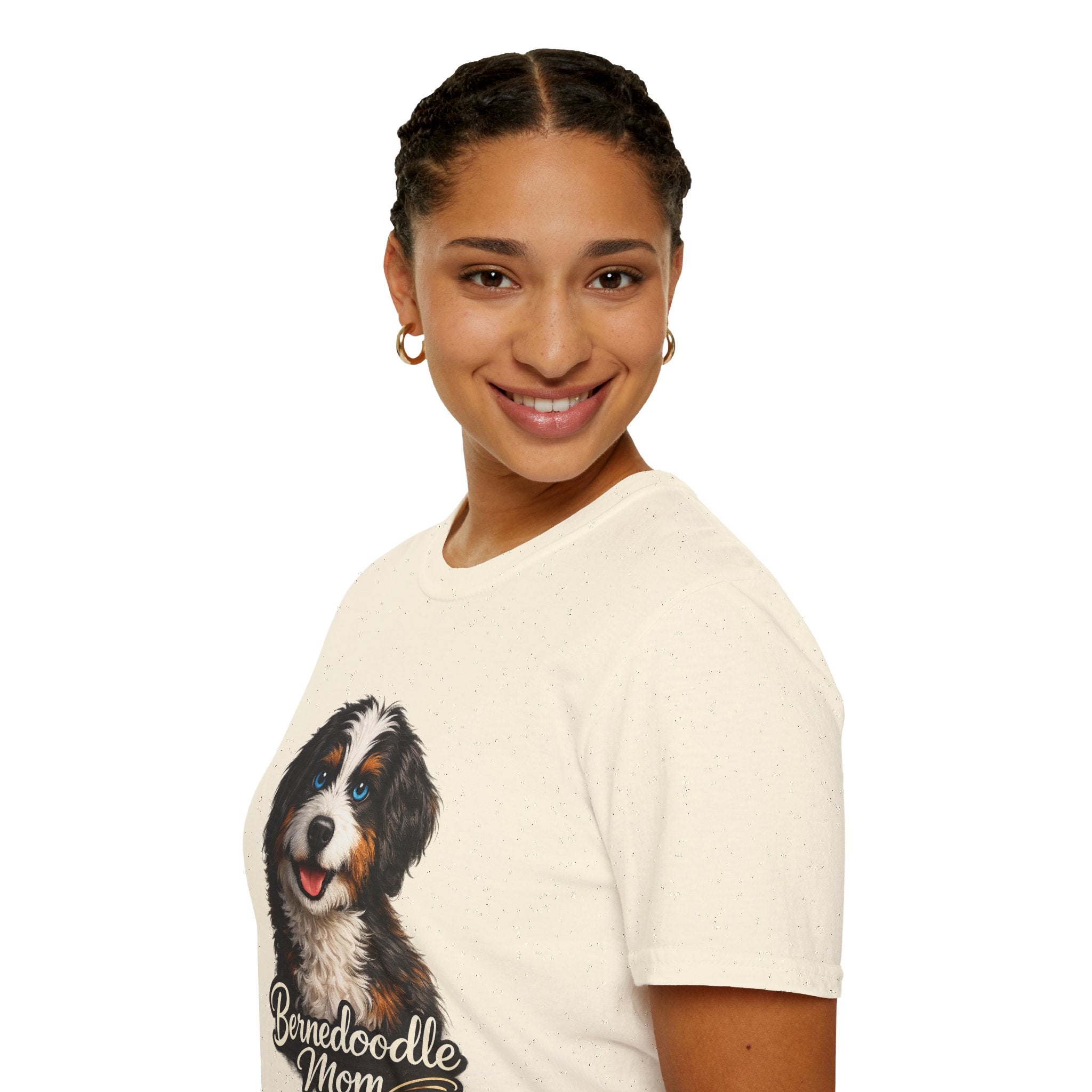 Bernedoodle Mom Shirt – Cute Bernedoodle T-Shirt for Dog Lovers, Doodle Mom Tee, Bernese Mountain Dog Poodle Mix Gift