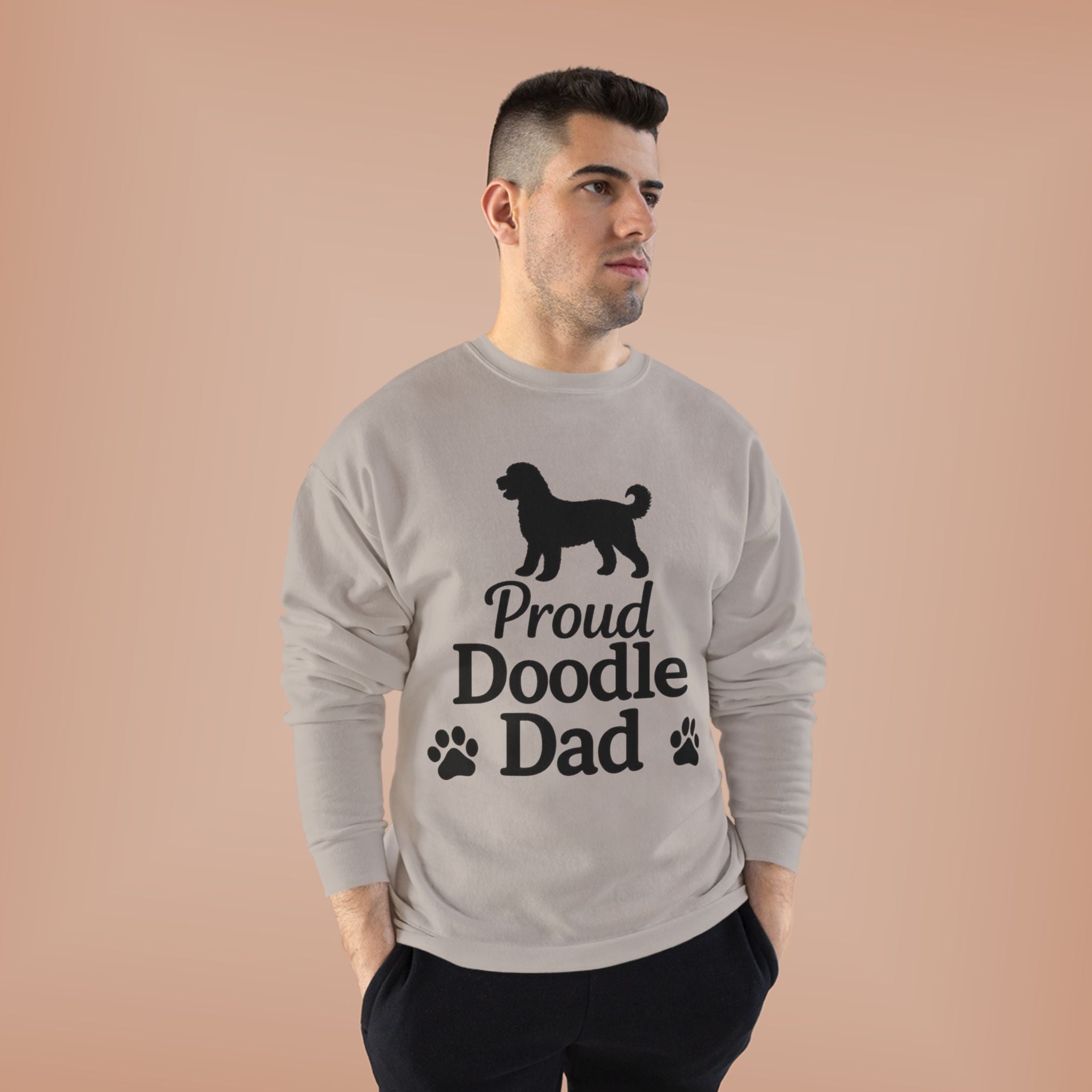 Proud Doodle Dad Sweatshirt — Goldendoodle & Labradoodle Dog Dad Crewneck