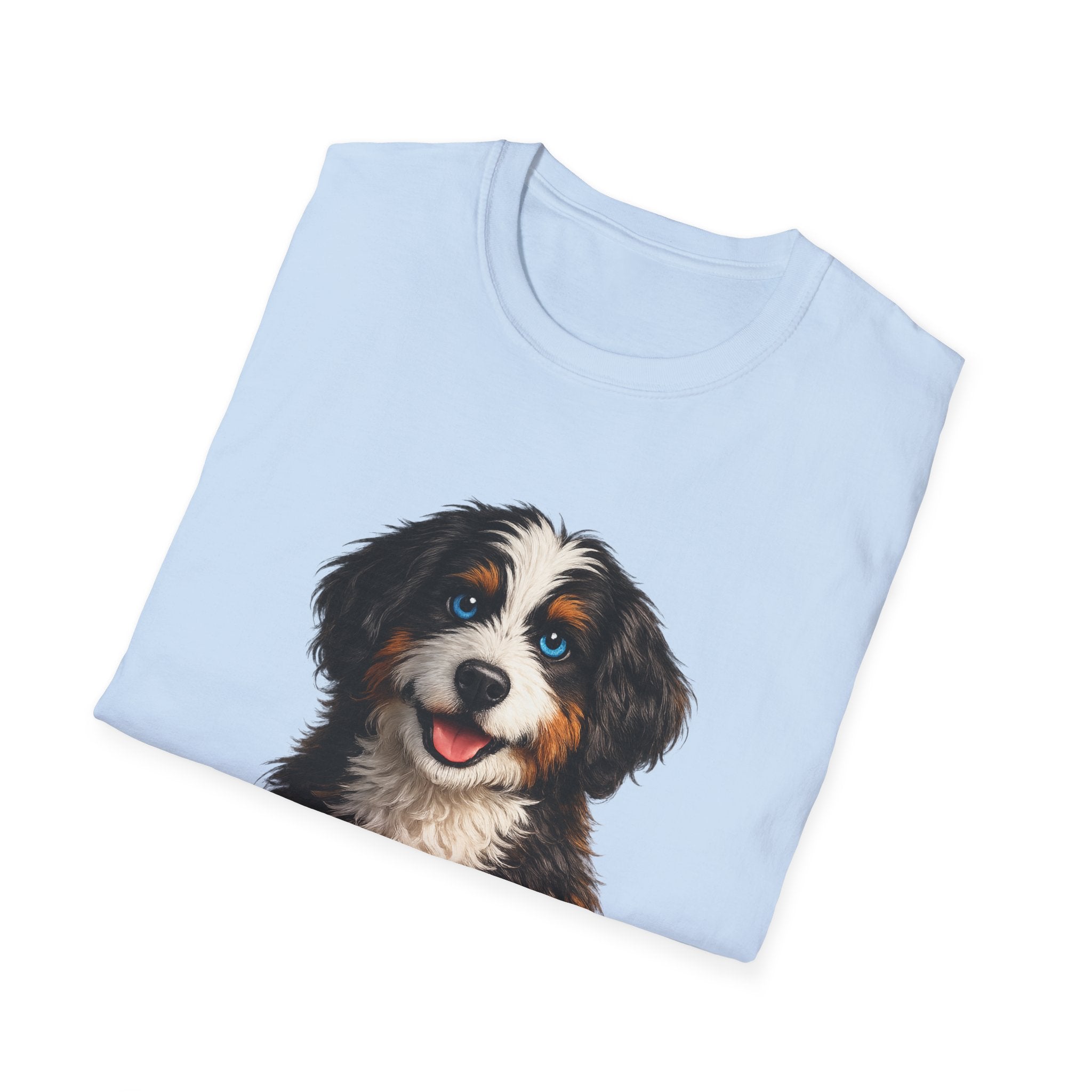 Bernedoodle Mom Shirt – Cute Bernedoodle T-Shirt for Dog Lovers, Doodle Mom Tee, Bernese Mountain Dog Poodle Mix Gift