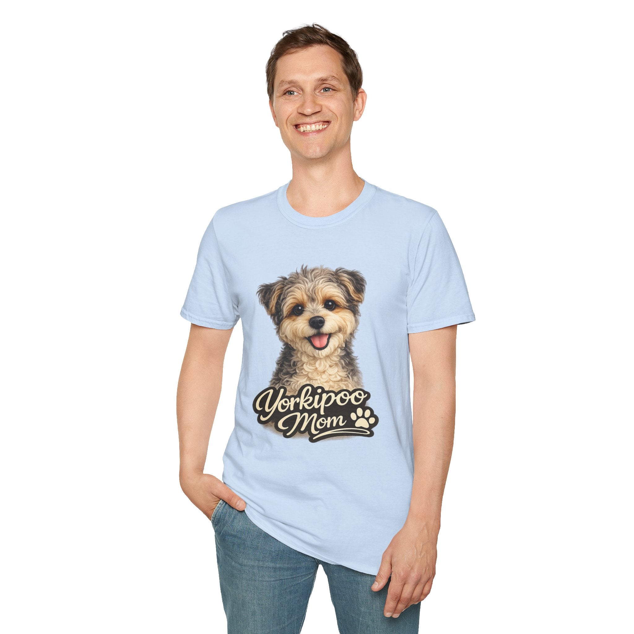Yorkipoo Mom Shirt – Cute Yorkipoo T-Shirt for Dog Lovers, Small Dog Mom Tee, Yorkshire Terrier Poodle Mix Gift