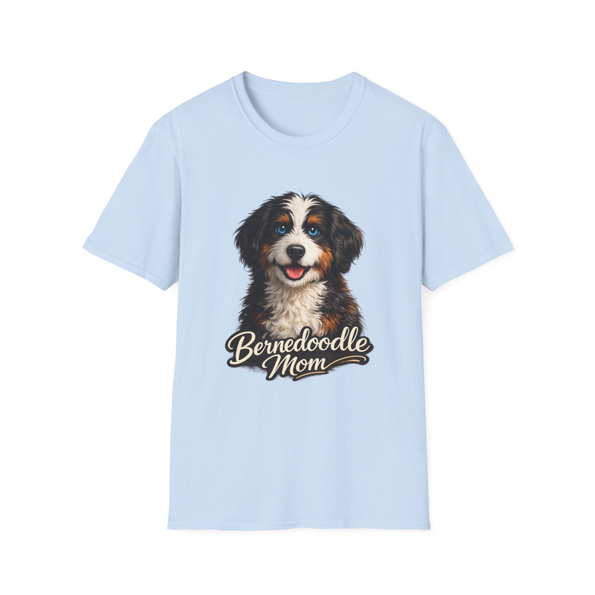 Bernedoodle Mom Shirt – Cute Bernedoodle T-Shirt for Dog Lovers, Doodle Mom Tee, Bernese Mountain Dog Poodle Mix Gift