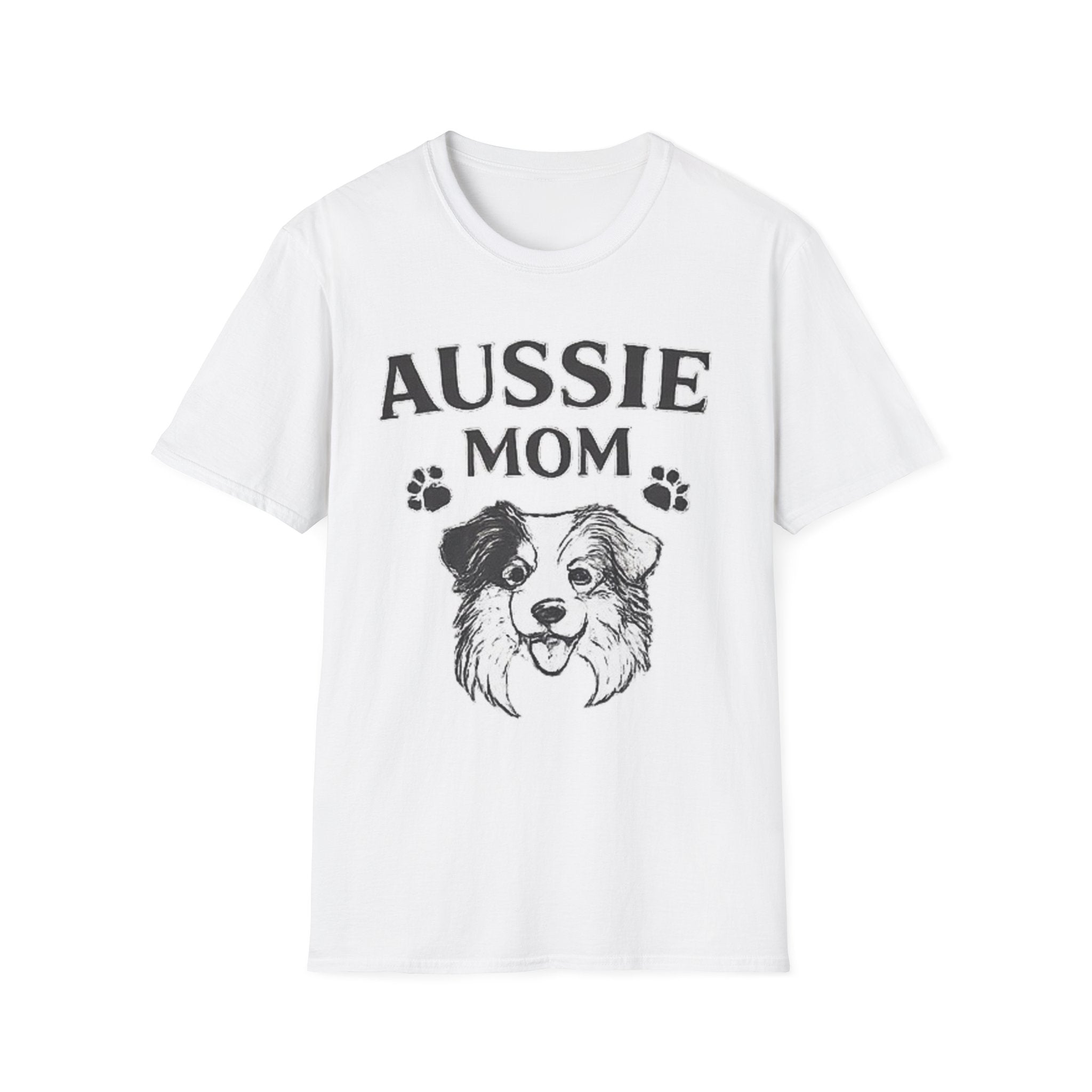 Aussie Mom T-Shirt — Australian Shepherd Dog Mom Tee