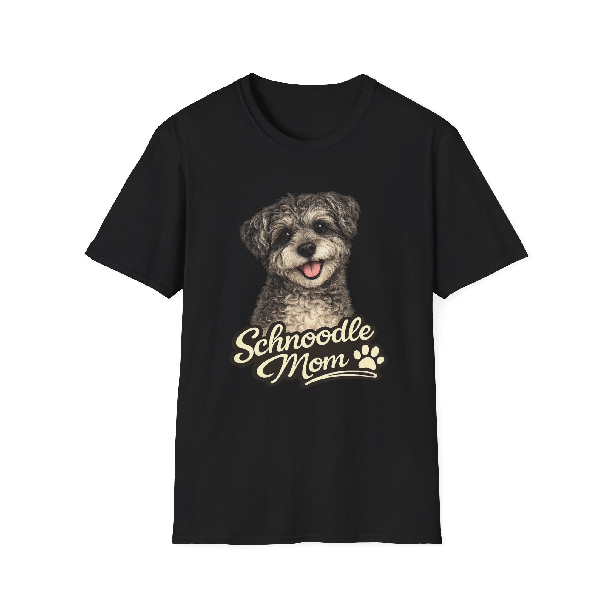 Schnoodle Mom Shirt – Cute Schnoodle T-Shirt for Dog Lovers, Schnauzer Poodle Mix Tee, Dog Mom Gift
