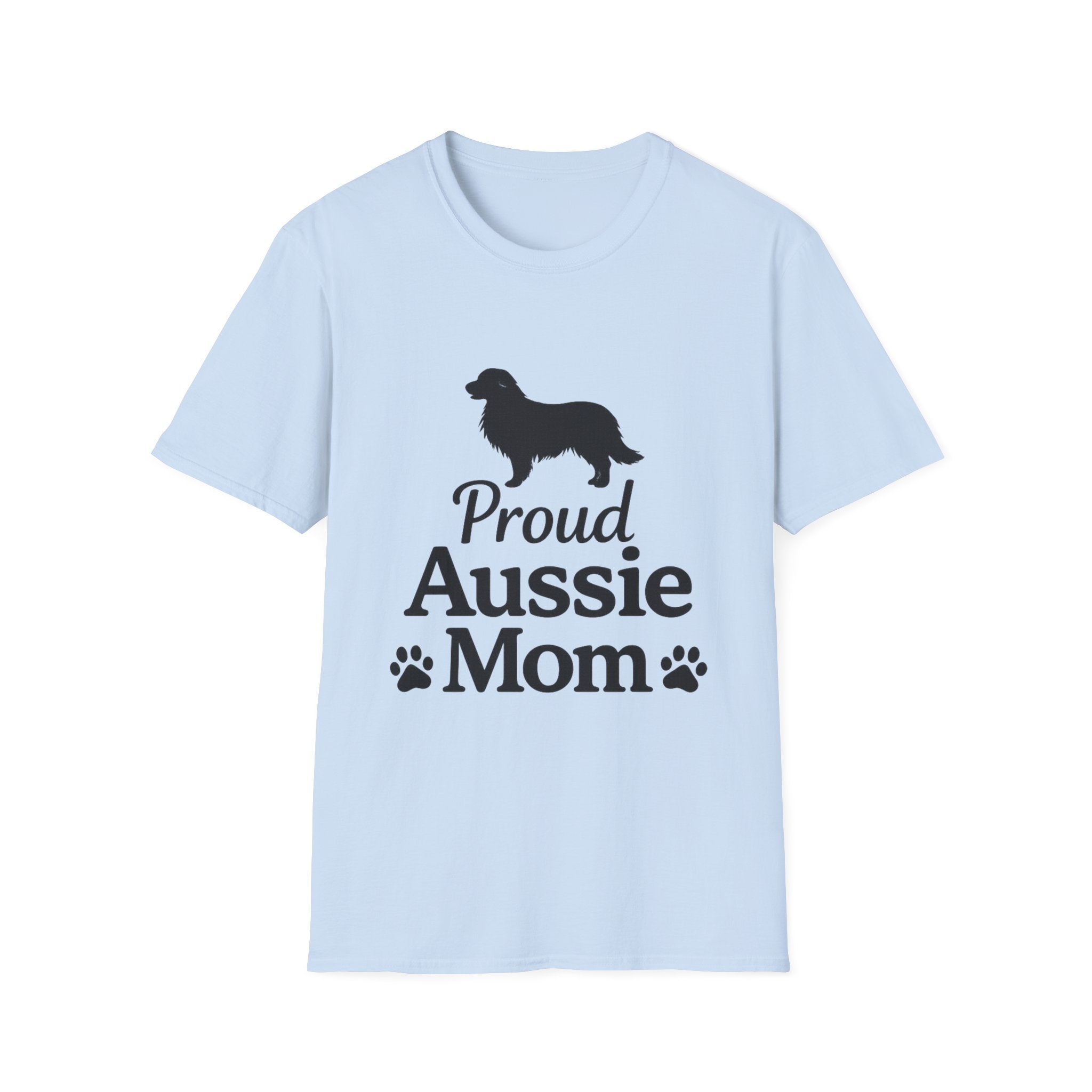 Proud Aussie Mom T-Shirt — Australian Shepherd Dog Mom Tee