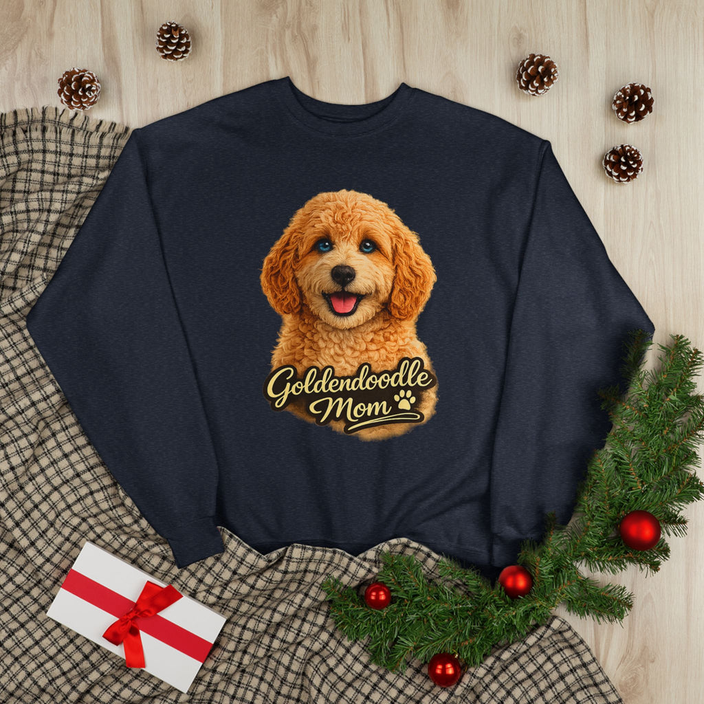 Goldendoodle Mom Sweatshirt – Cozy Doodle Mom Crewneck, Cute Goldendoodle Gift, Dog Mom Pullover