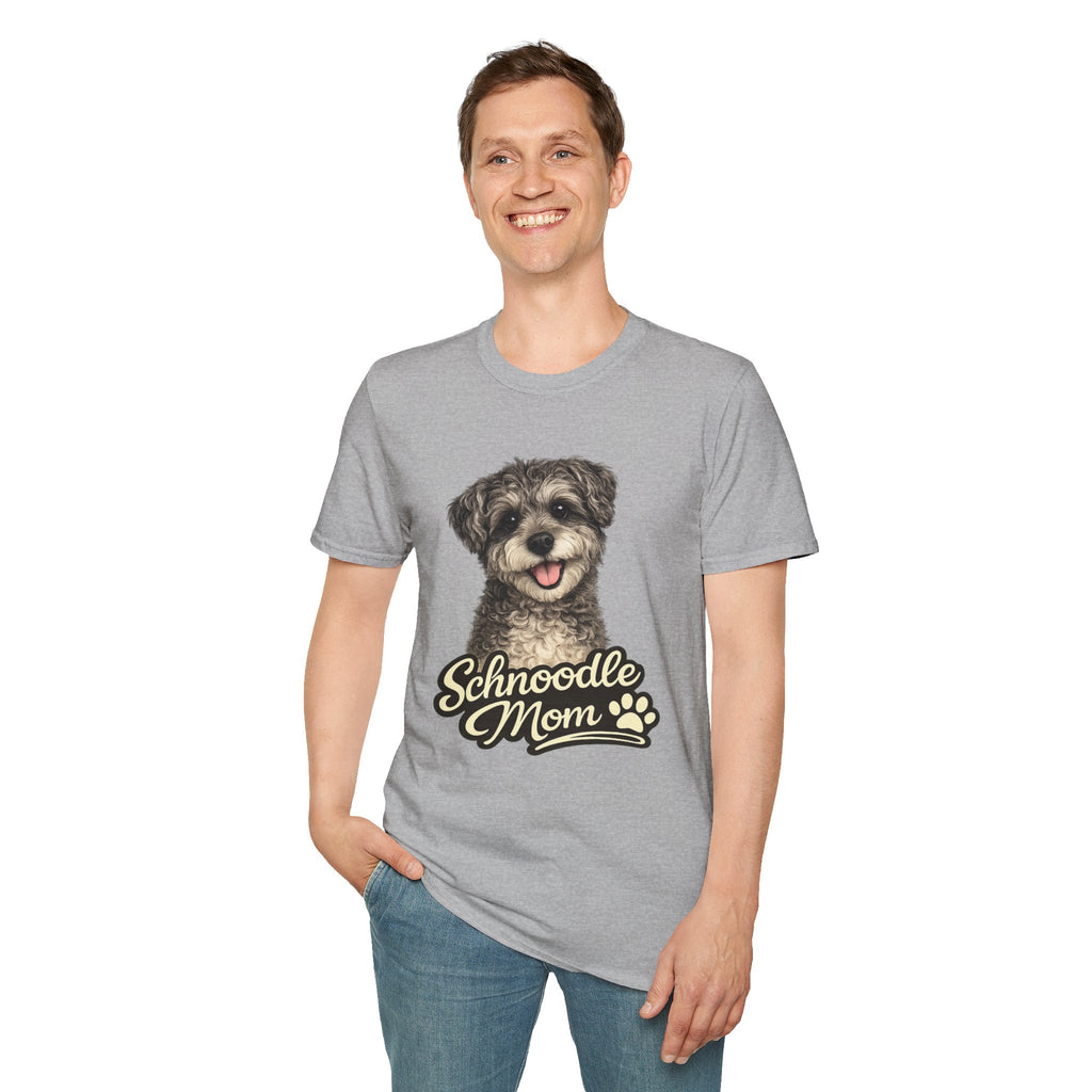 Schnoodle Mom Shirt – Cute Schnoodle T-Shirt for Dog Lovers, Schnauzer Poodle Mix Tee, Dog Mom Gift