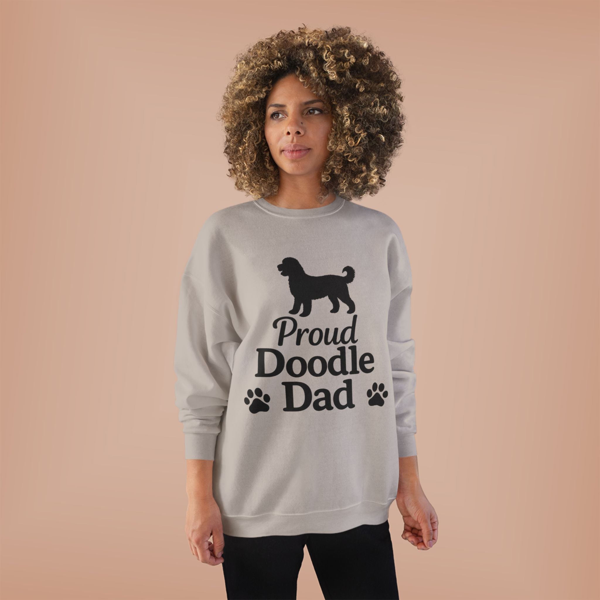 Proud Doodle Dad Sweatshirt — Goldendoodle & Labradoodle Dog Dad Crewneck