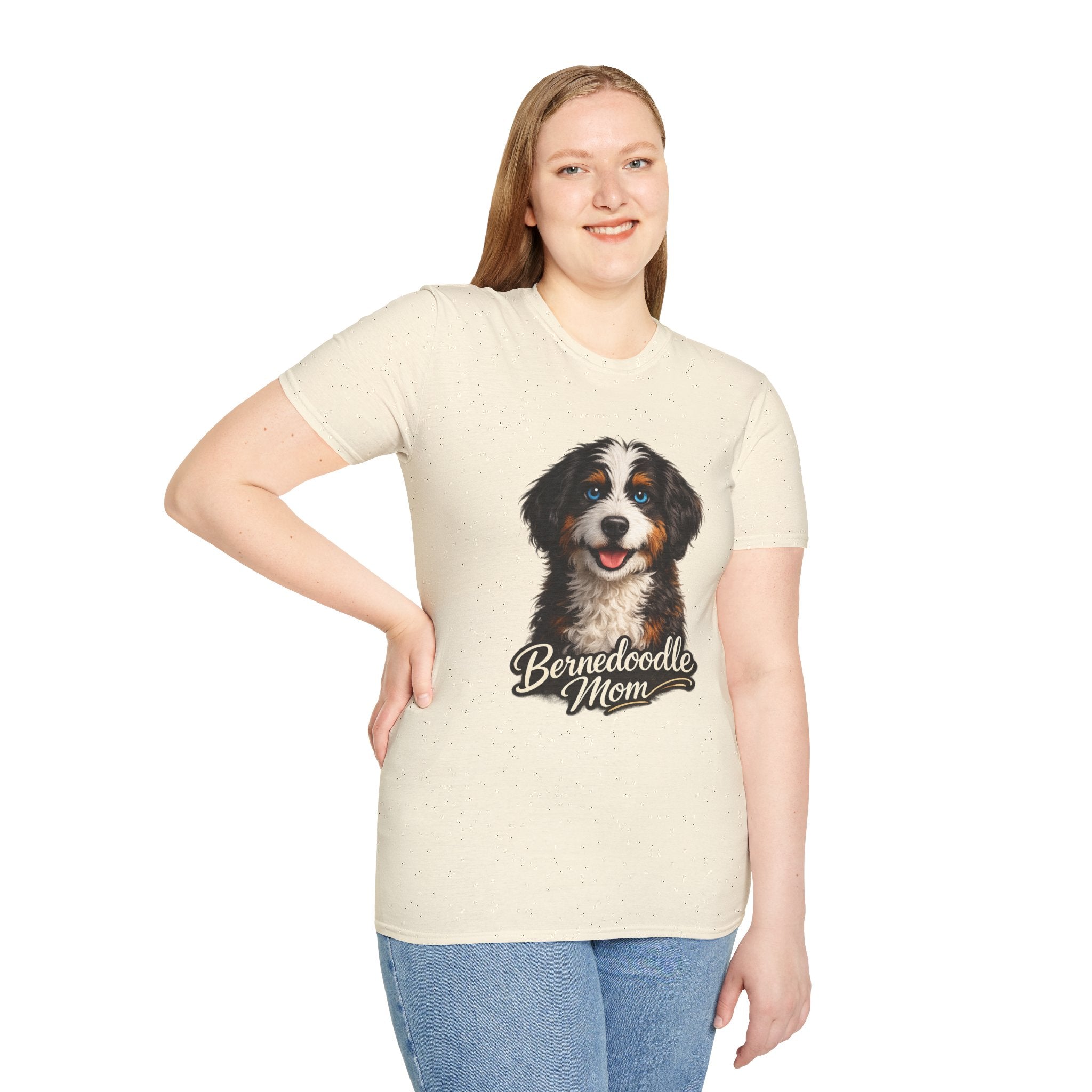 Bernedoodle Mom Shirt – Cute Bernedoodle T-Shirt for Dog Lovers, Doodle Mom Tee, Bernese Mountain Dog Poodle Mix Gift