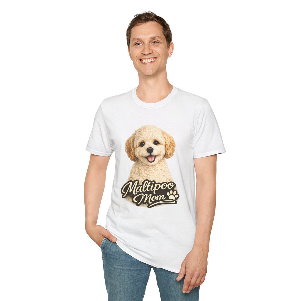 Maltipoo Mom Shirt – Cute Maltipoo T-Shirt for Dog Lovers, Small Dog Mom Tee, Maltese Poodle Mix Gift for