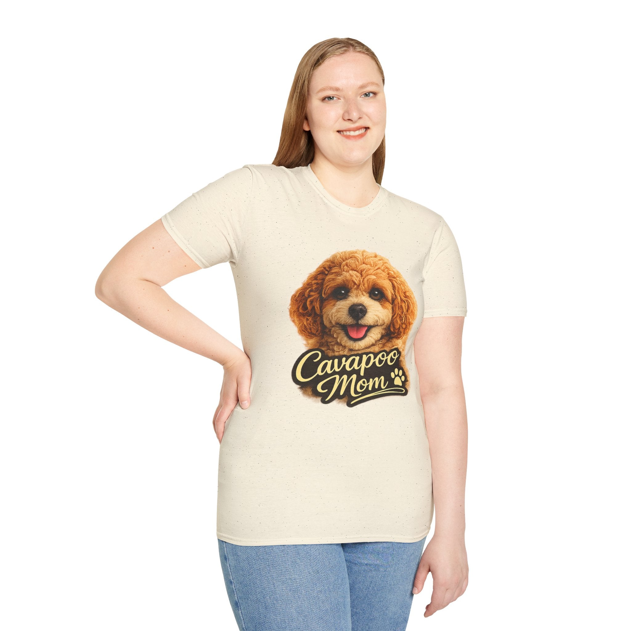 Cavapoo Mom Shirt – Cute Cavapoo T-Shirt for Dog Lovers, Doodle Mom Tee, Cavalier Poodle Mix Gift for Women