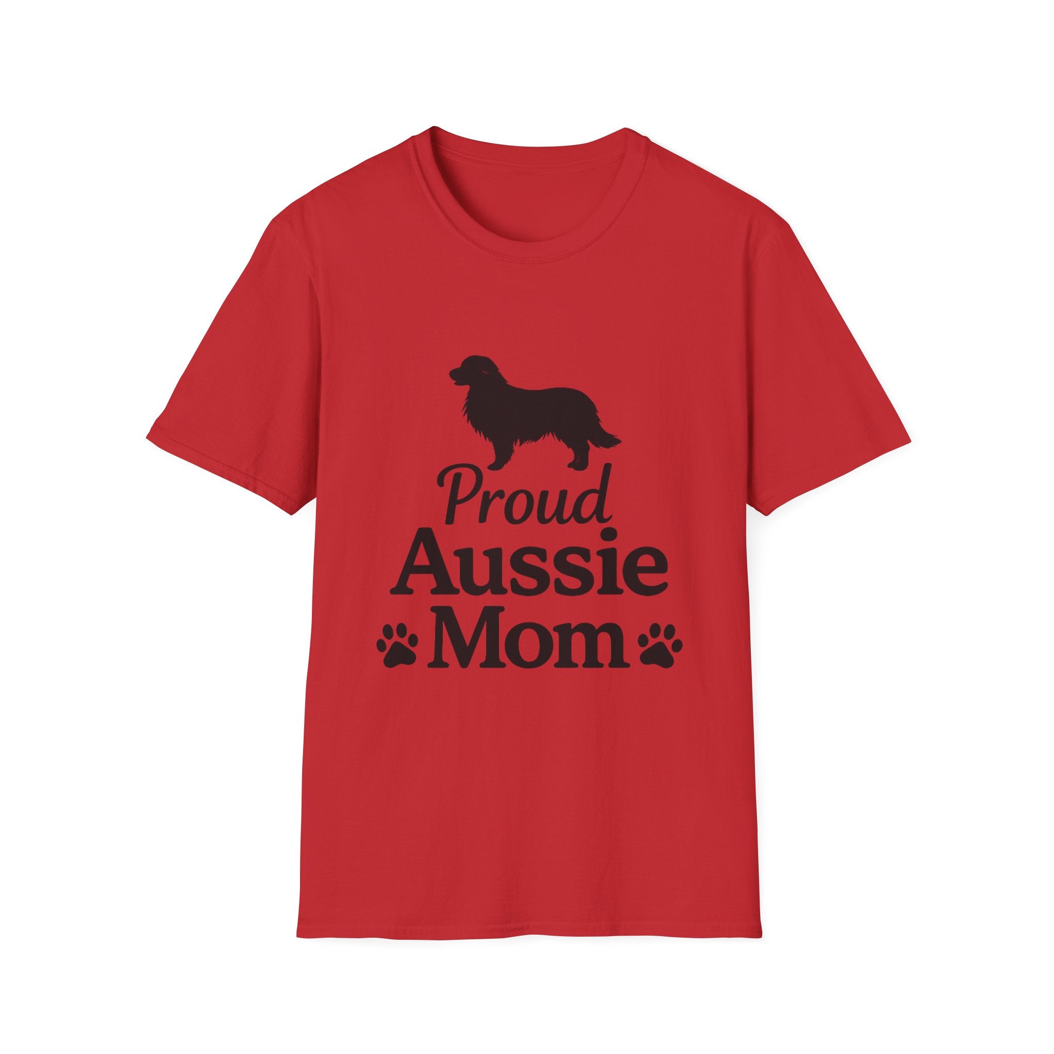 Proud Aussie Mom T-Shirt — Australian Shepherd Dog Mom Tee