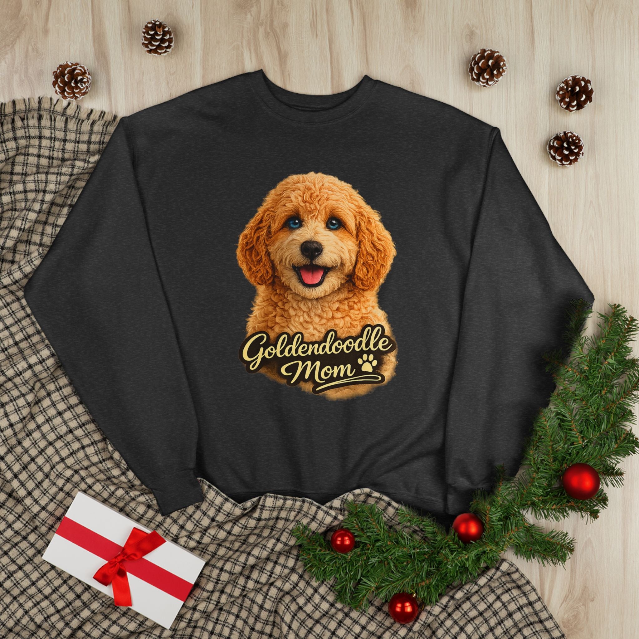 Goldendoodle Mom Sweatshirt – Cozy Doodle Mom Crewneck, Cute Goldendoodle Gift, Dog Mom Pullover