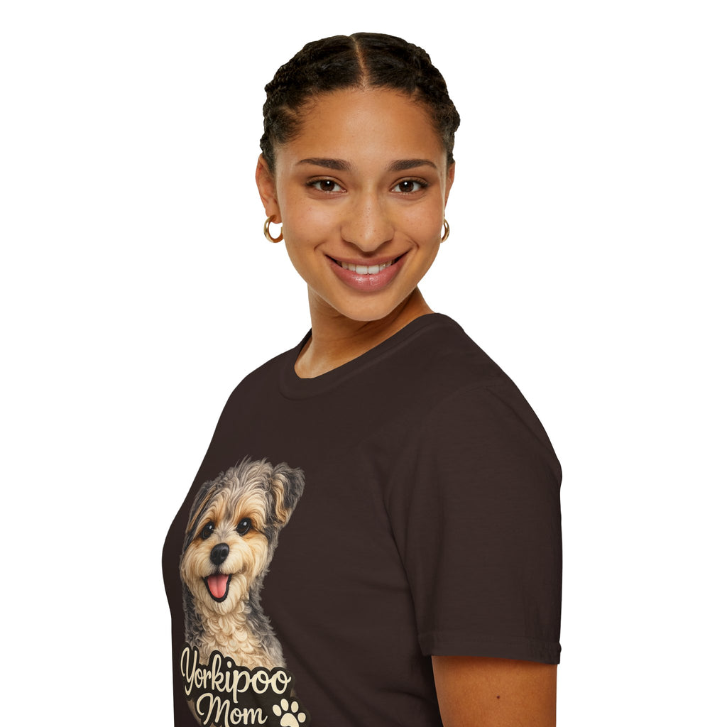 Yorkipoo Mom Shirt – Cute Yorkipoo T-Shirt for Dog Lovers, Small Dog Mom Tee, Yorkshire Terrier Poodle Mix Gift