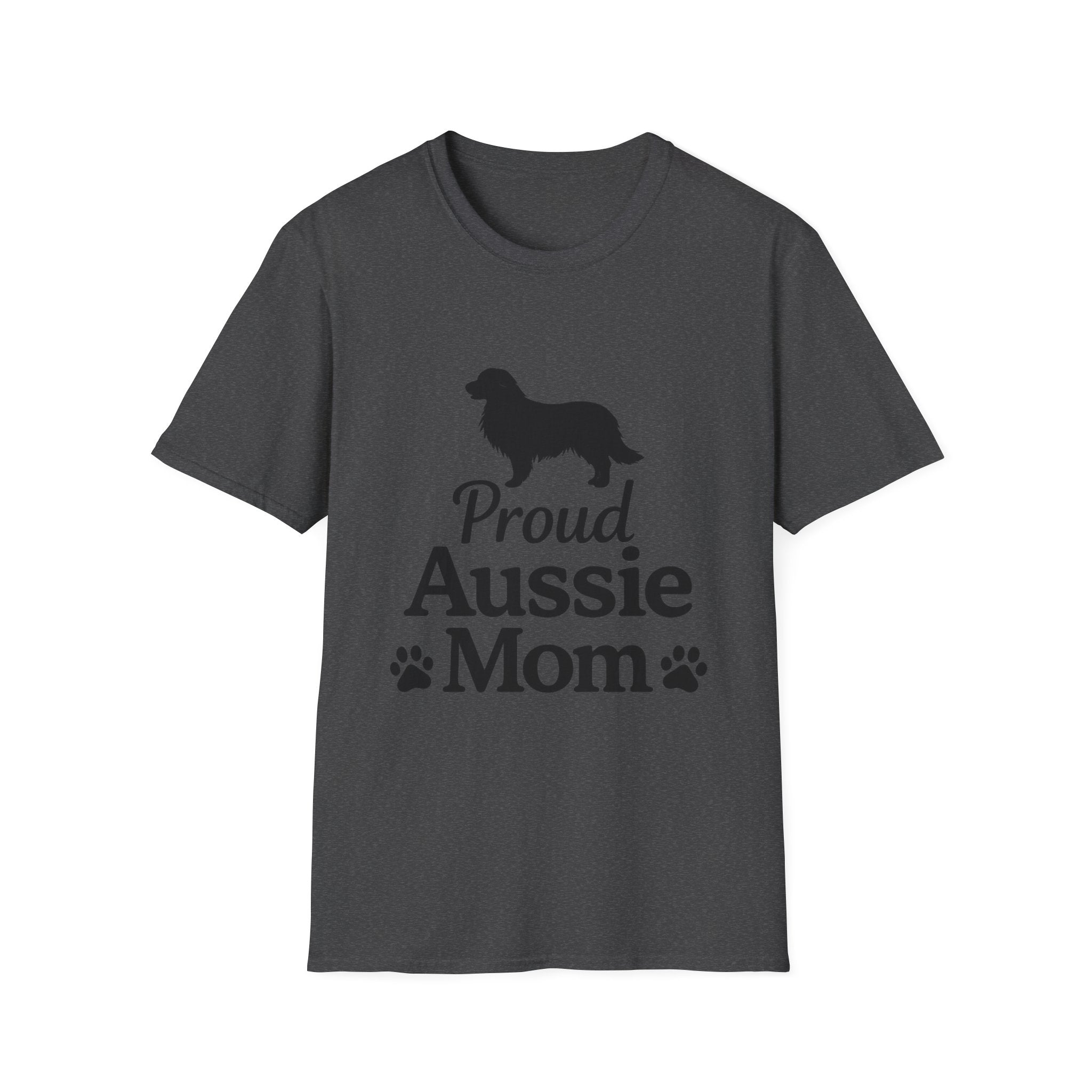 Proud Aussie Mom T-Shirt — Australian Shepherd Dog Mom Tee